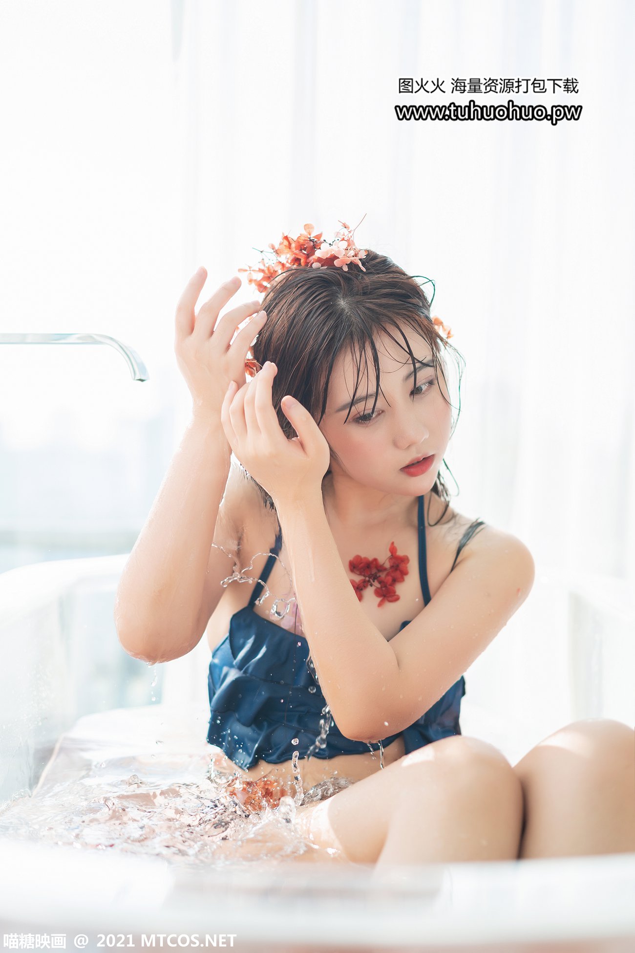 图片[25]-[喵糖映画]VOL.361 夏日沐浴[35P] – 速更版-美库