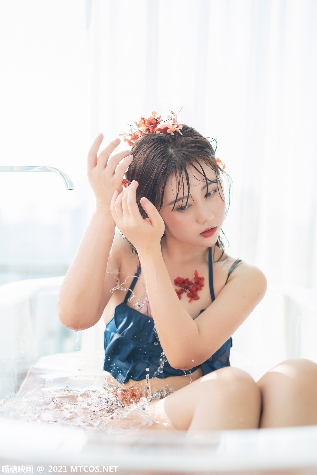 图片[28]-[喵糖映画]VOL.361 夏日沐浴[35P] – 速更版-美库