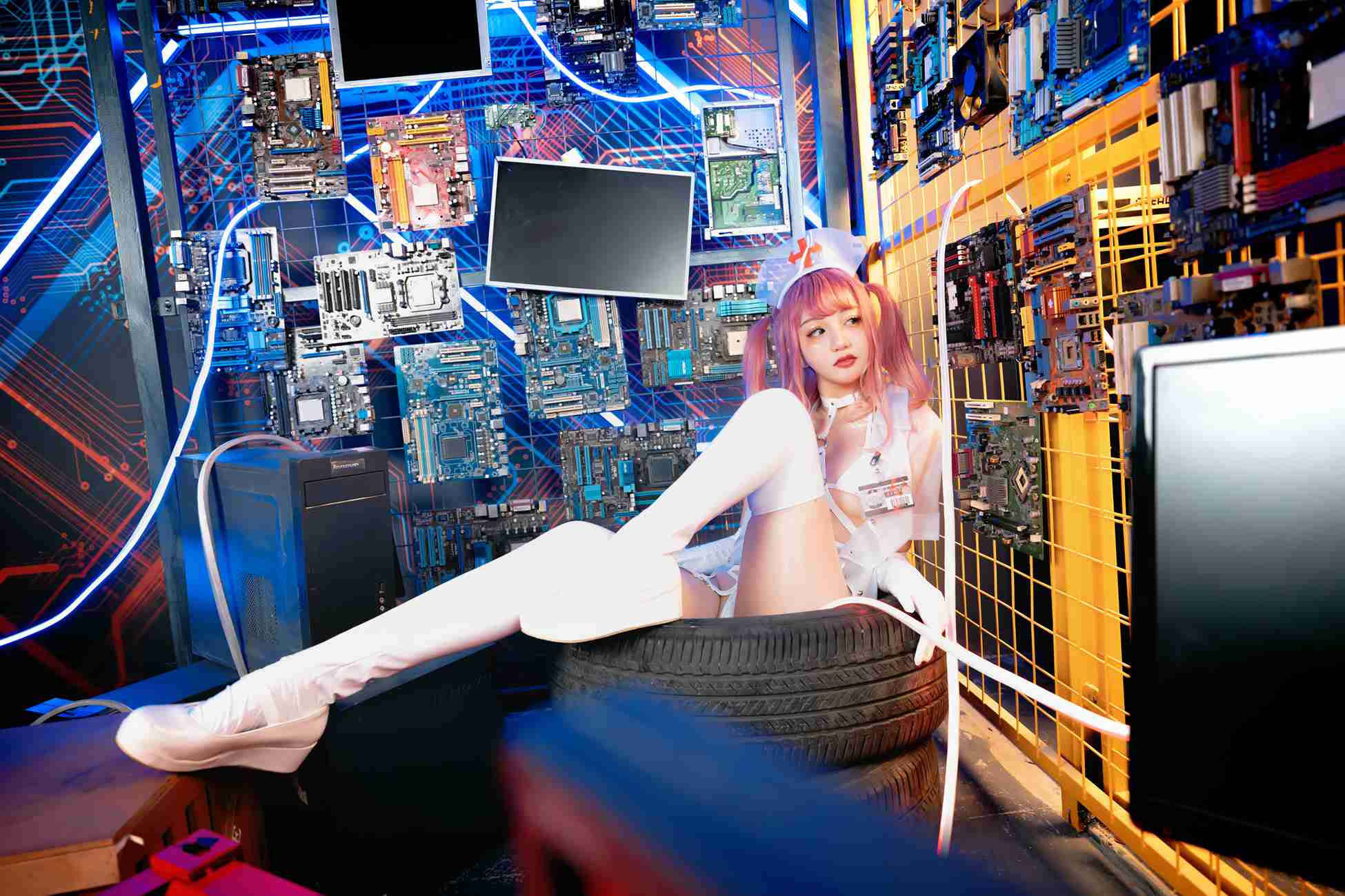 图片[57]-神楽坂真冬 第三季《無色哲学》透明黑白护士双人 – 速更版-美库