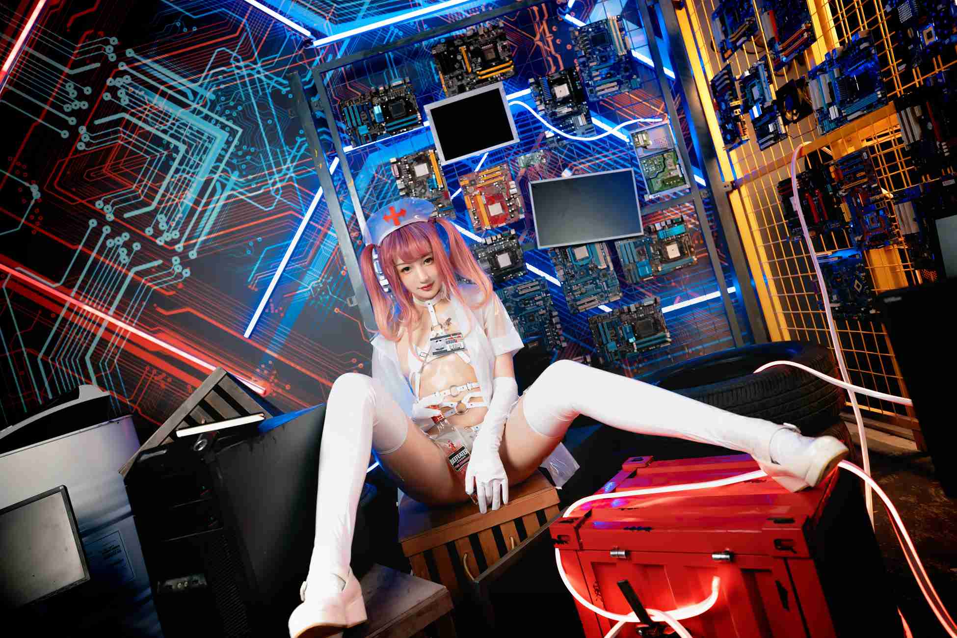 图片[71]-神楽坂真冬 第三季《無色哲学》透明黑白护士双人 – 速更版-美库