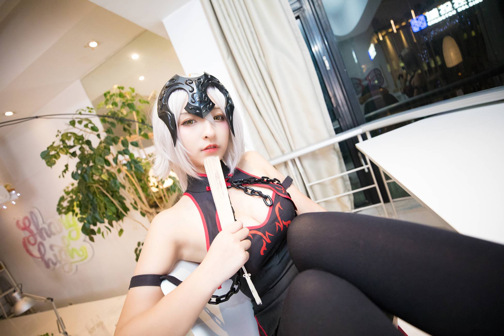 图片[13]-神楽坂真冬-旗袍黑贞 – 速更版-美库