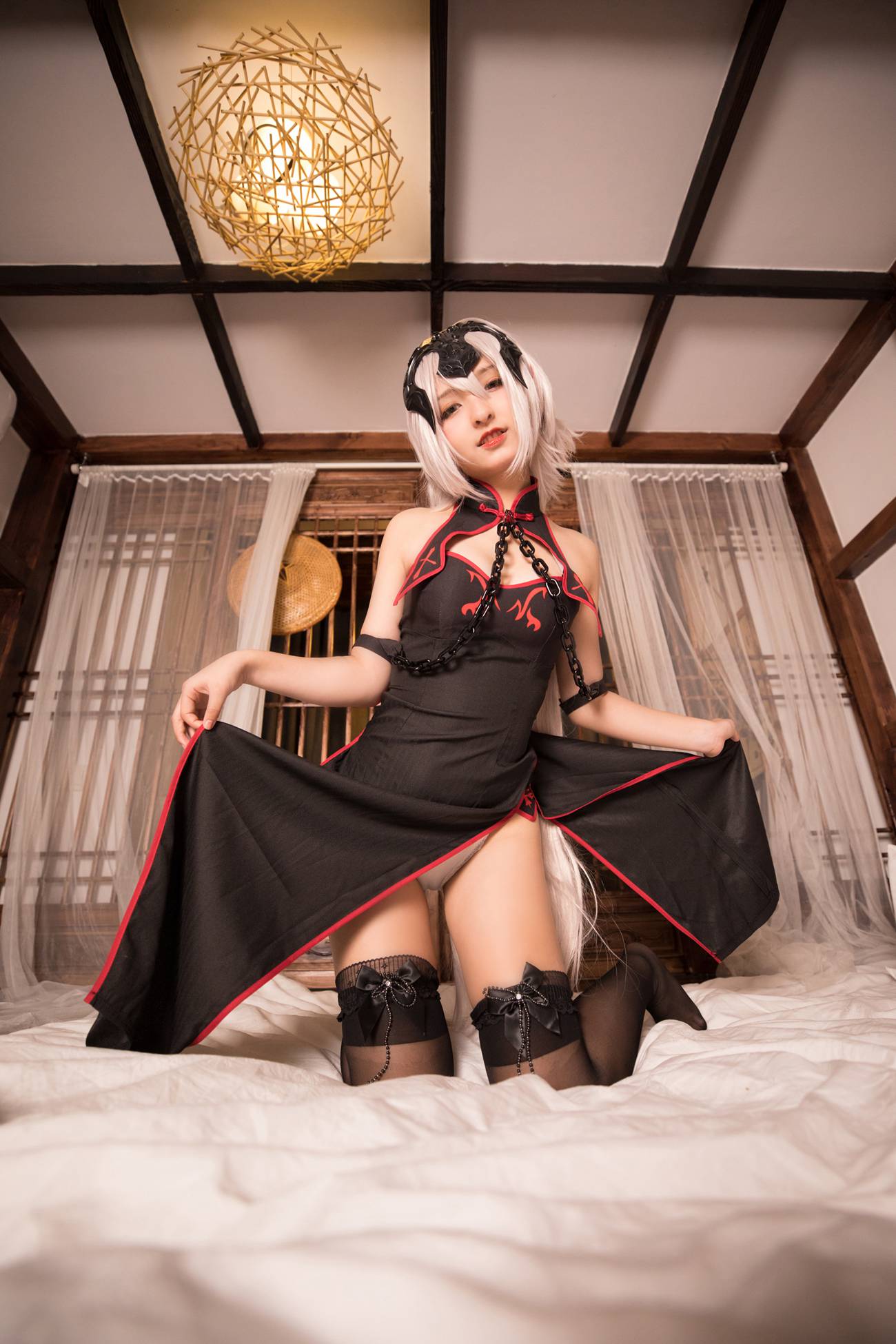 图片[22]-神楽坂真冬-旗袍黑贞 – 速更版-美库