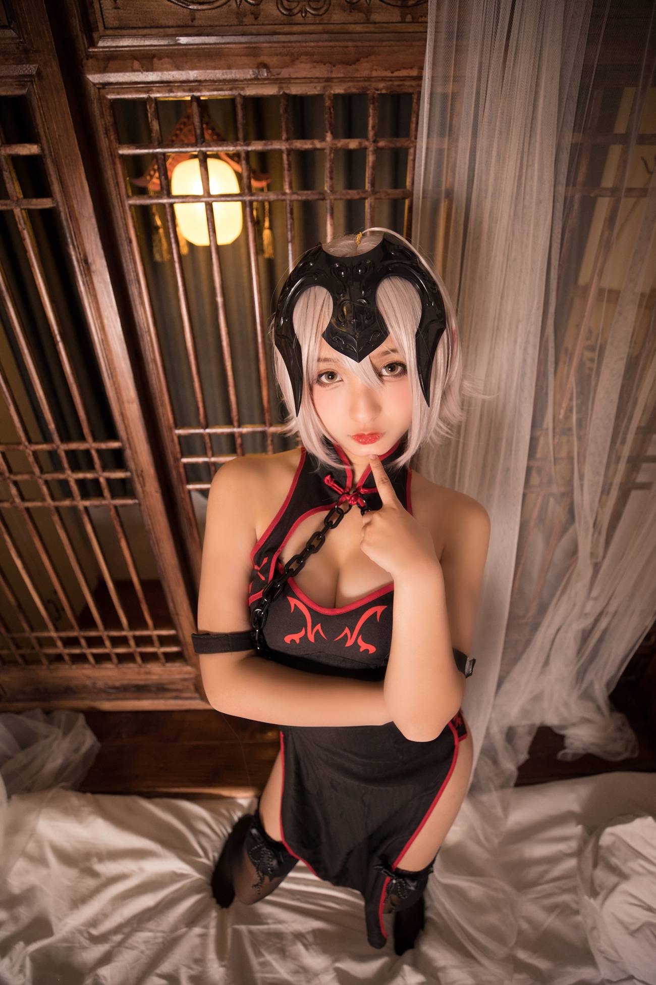 图片[143]-神楽坂真冬-旗袍黑贞 – 速更版-美库