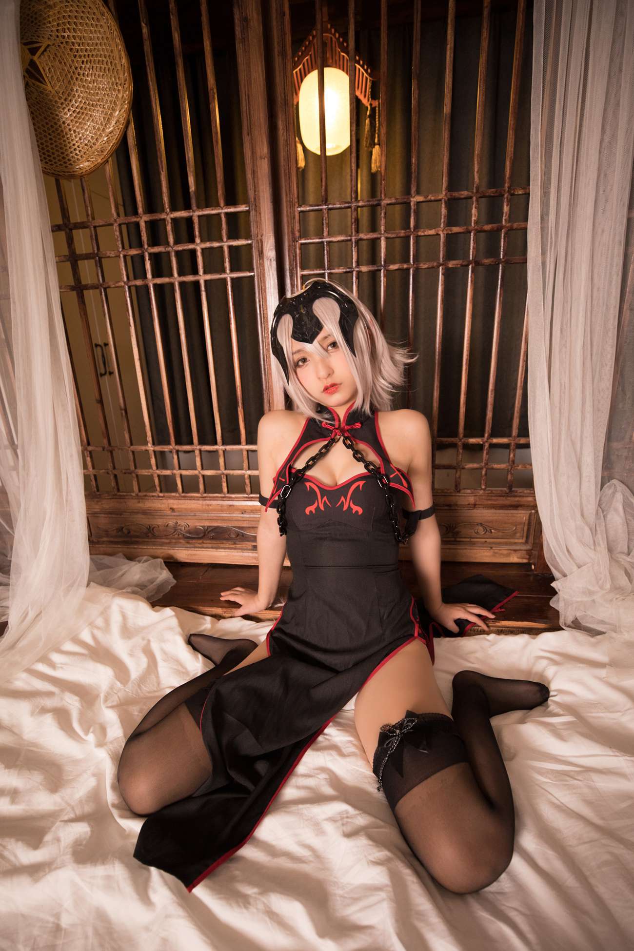 图片[151]-神楽坂真冬-旗袍黑贞 – 速更版-美库