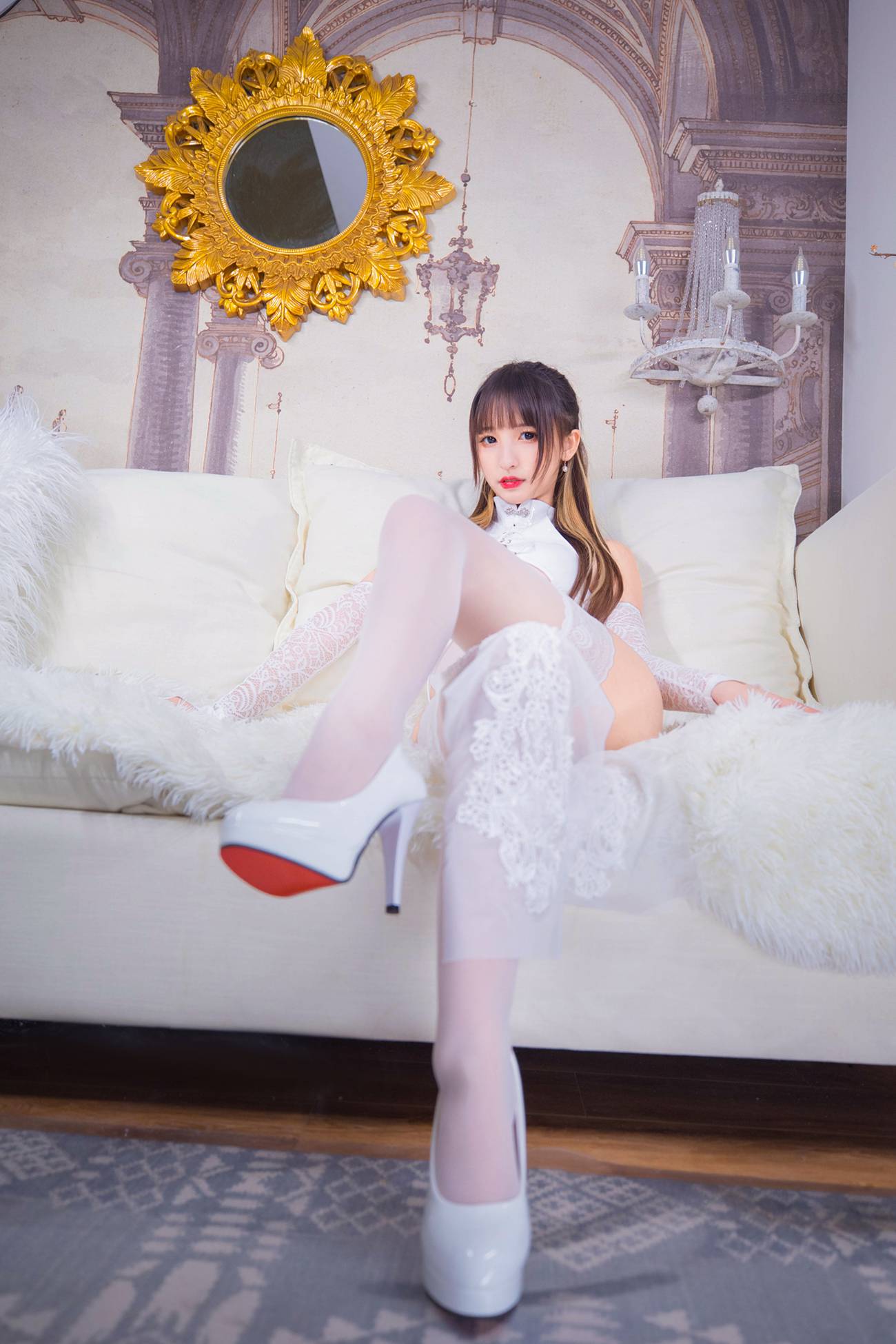 图片[37]-神楽板真冬《風と月》黑白旗袍 – 速更版-美库