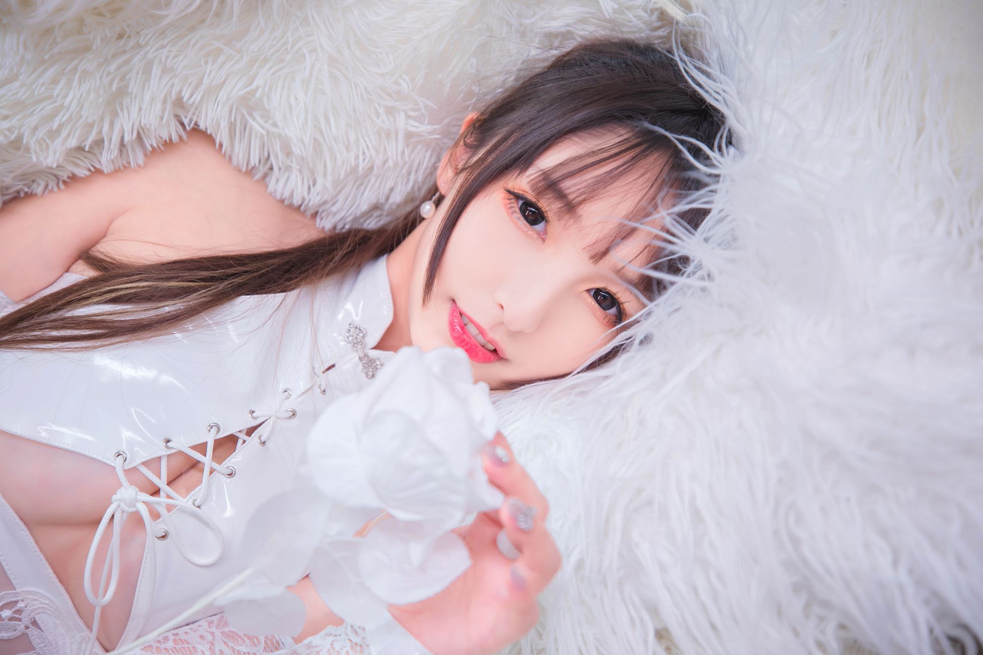 图片[55]-神楽板真冬《風と月》黑白旗袍 – 速更版-美库