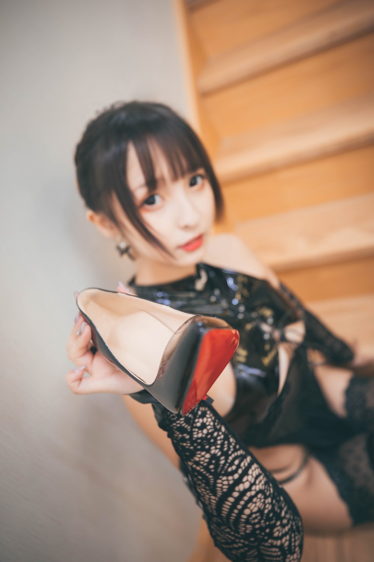 图片[107]-神楽板真冬《風と月》黑白旗袍 – 速更版-美库