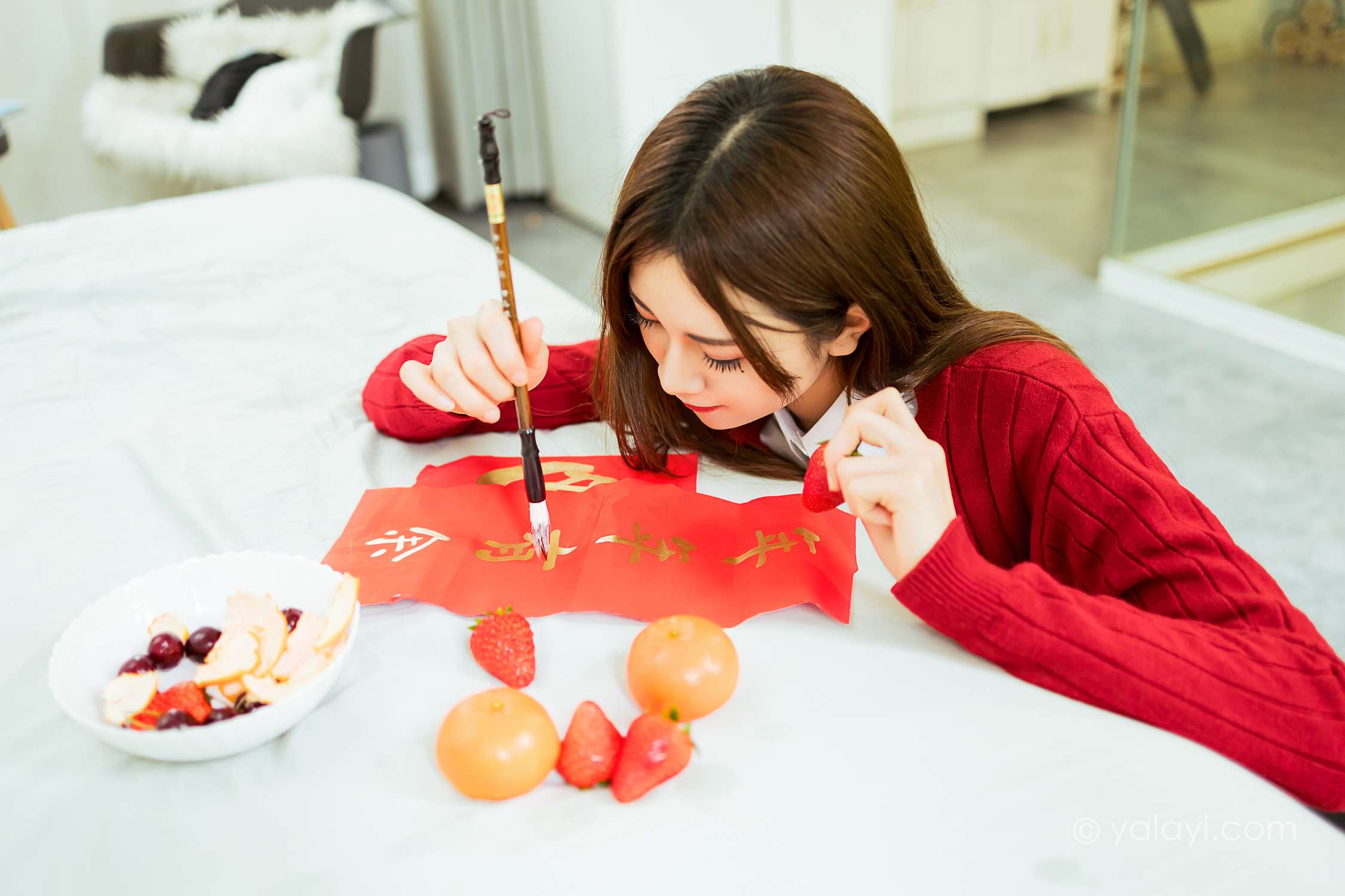 图片[46]-[YALAYI雅拉伊]2021.02.10 NO.764 新年 陈若冰[45P] – 速更版-美库