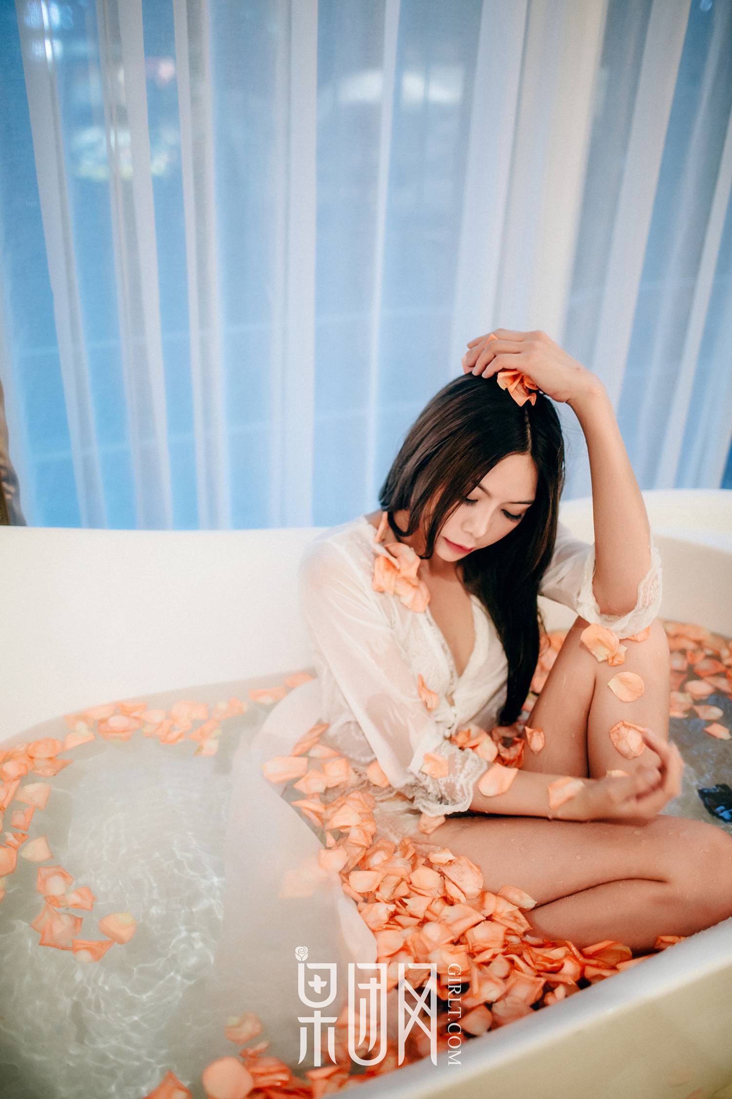 图片[12]-[Girlt果团网]2017.09.17 NO.069 居室少女Anne寂寞等候 [58P] – 速更版-美库