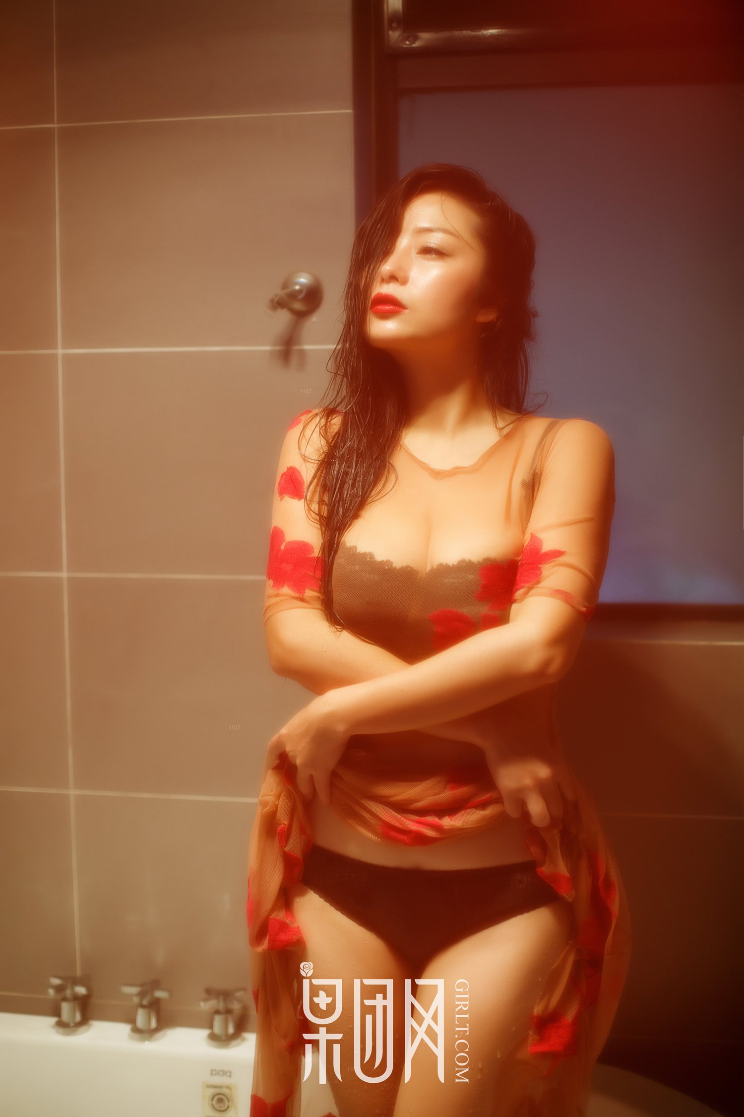 图片[10]-[Girlt果团网]2017.10.04 NO.074 红霓裳 [47P] – 速更版-美库