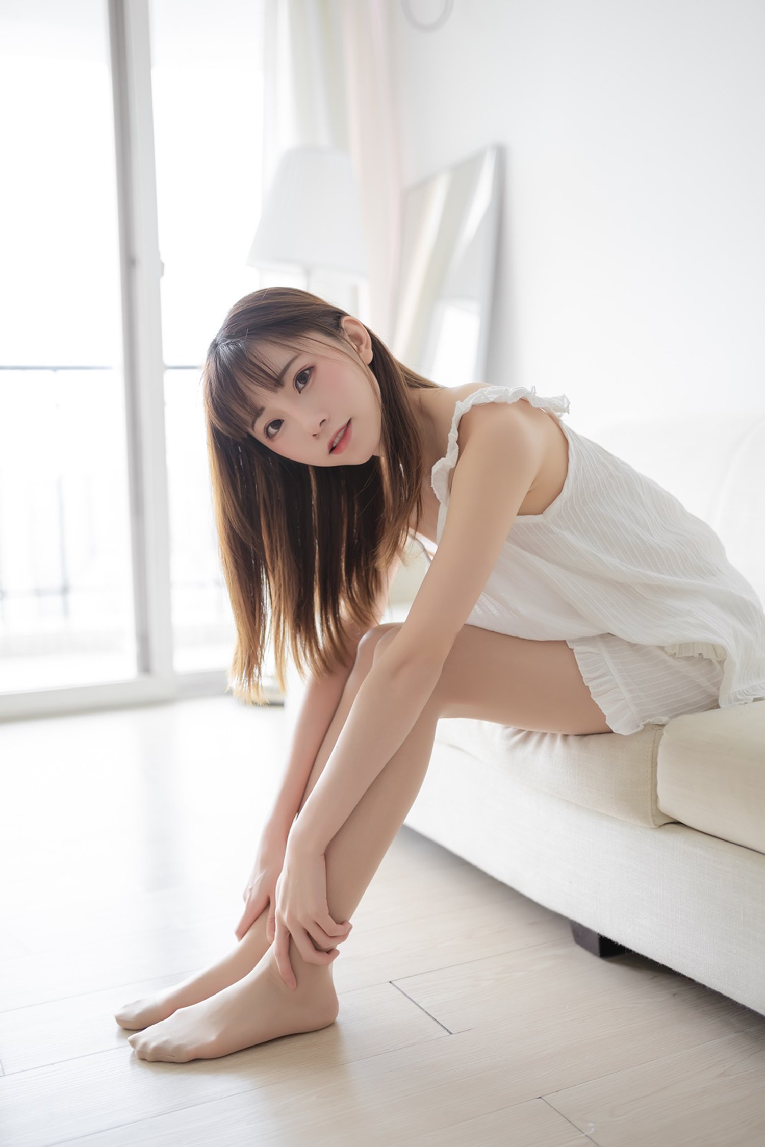 图片[31]-绮太郎 Kitaro – 白色睡衣 [46P] – 速更版-美库