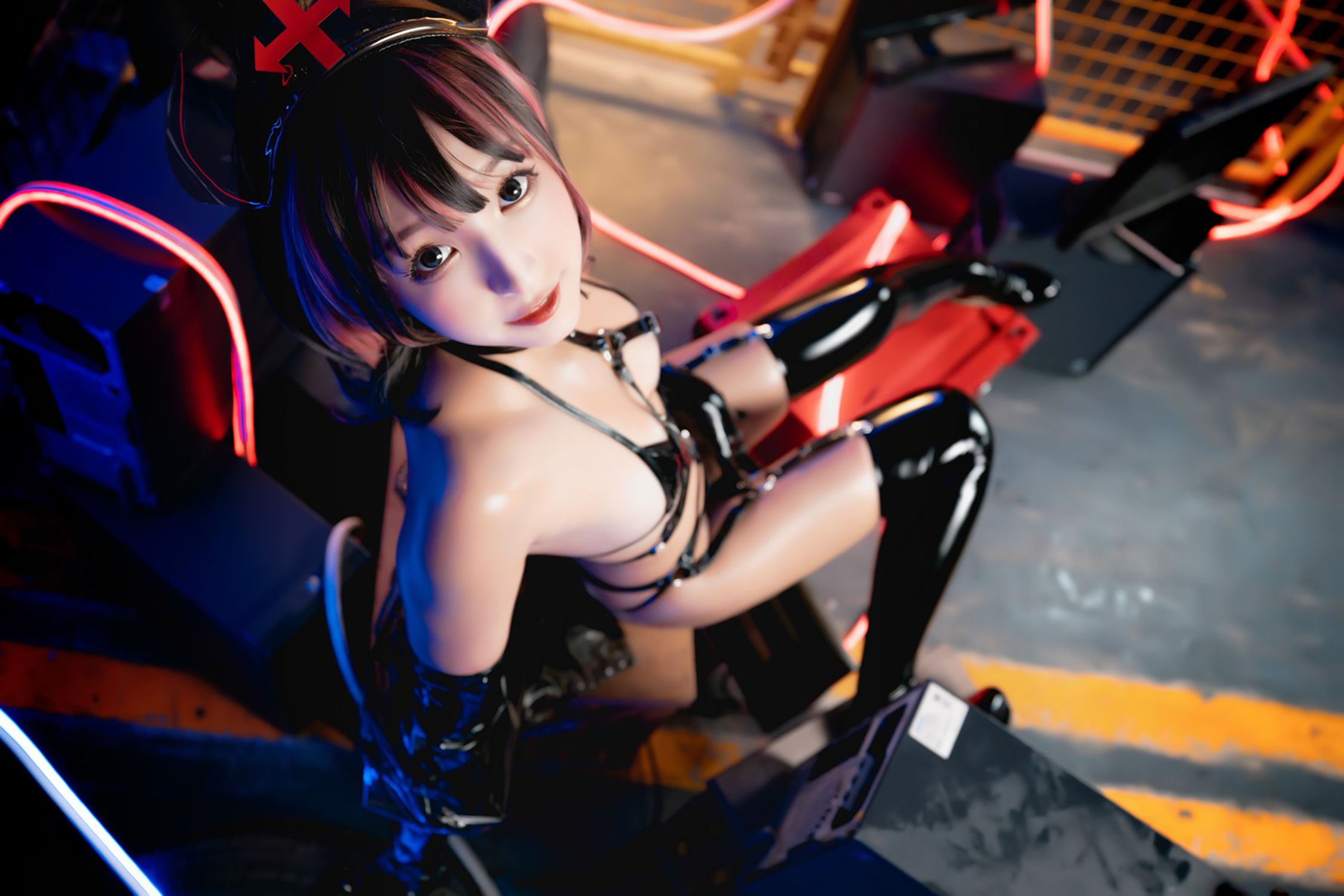 图片[109]-神楽坂真冬 – 《無色哲学》透明黑白护士双人 [151P] – 速更版-美库