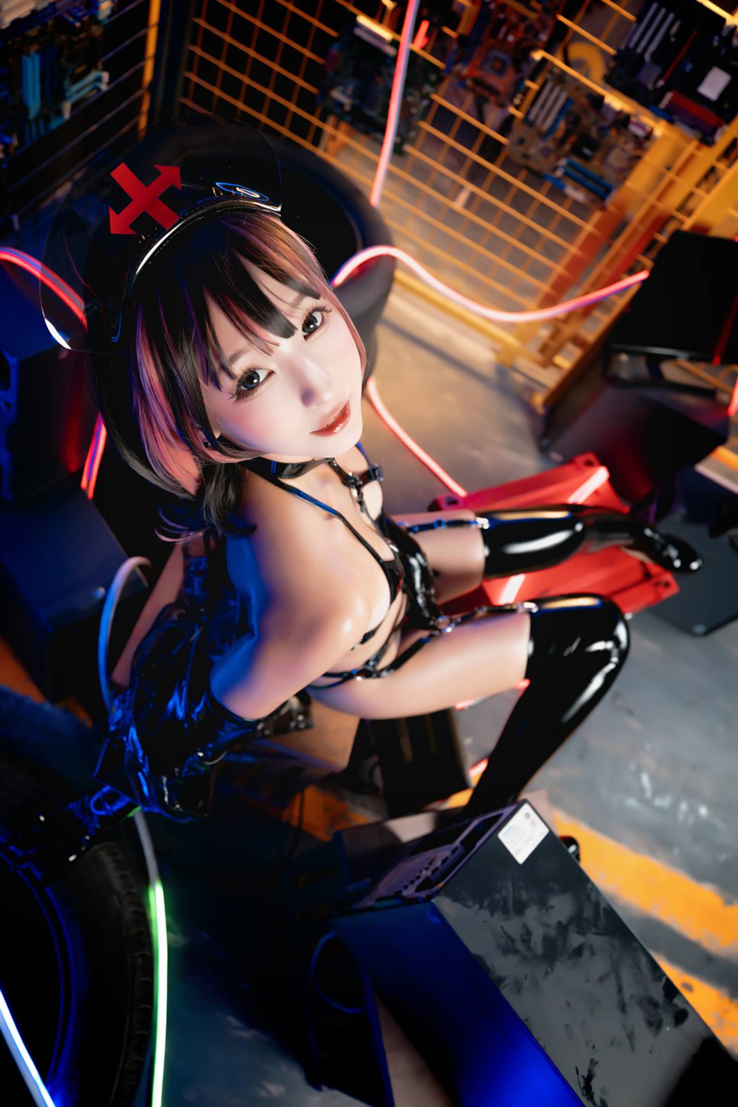 图片[110]-神楽坂真冬 – 《無色哲学》透明黑白护士双人 [151P] – 速更版-美库