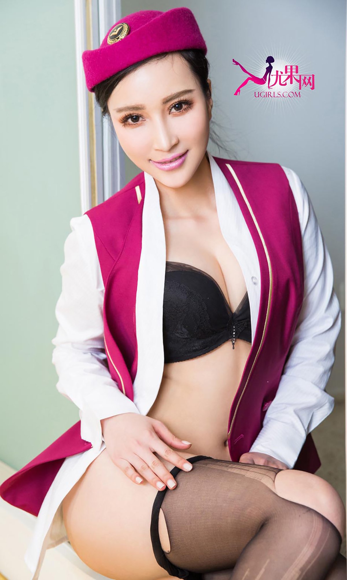 图片[40]-[Ugirls爱尤物] No.284 希瑶 空姐日记 [40P] – 速更版-美库