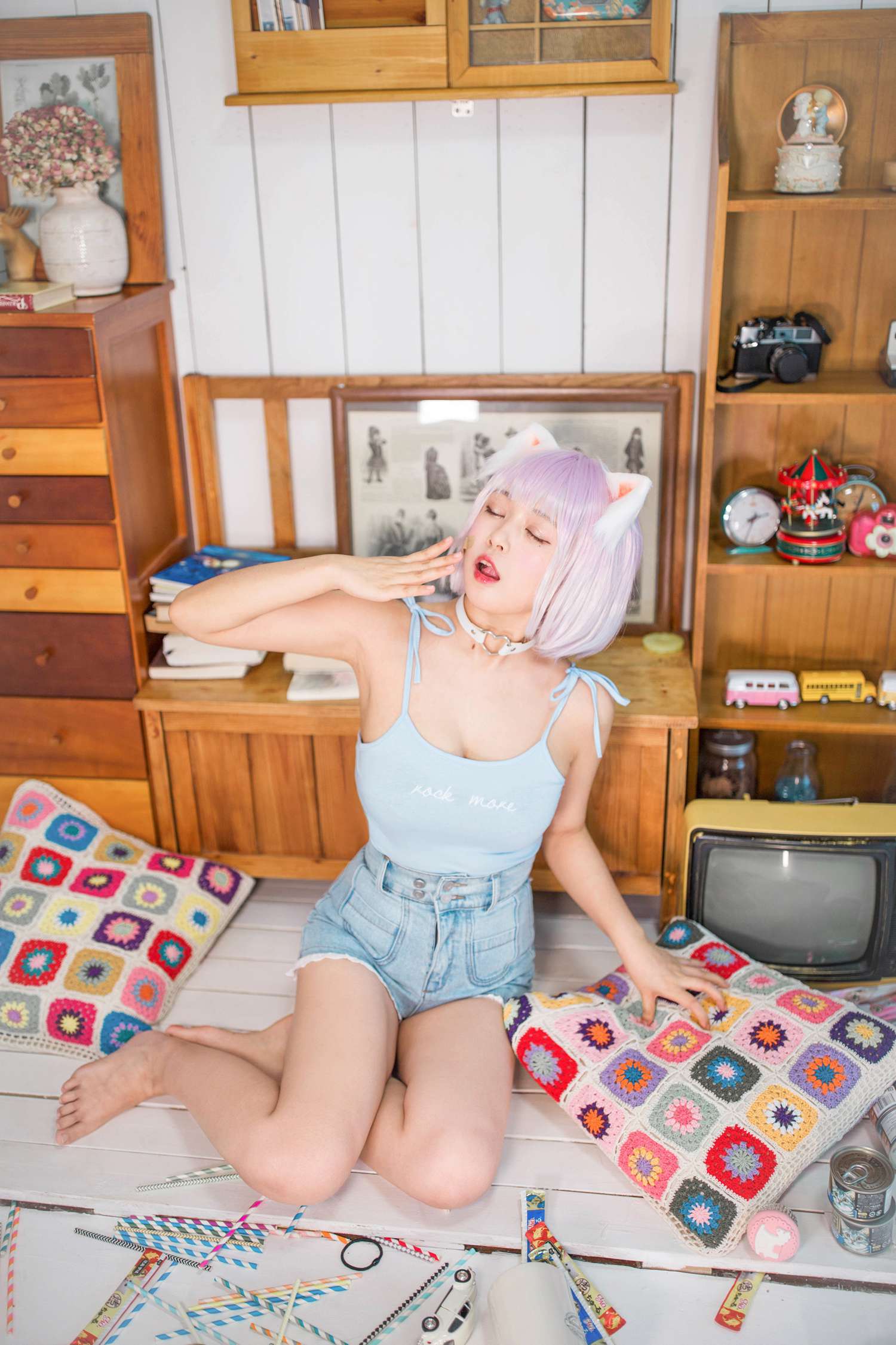 图片[20]-大眼萌妹 黑猫猫OvO – 养猫小课堂 [35P] – 速更版-美库