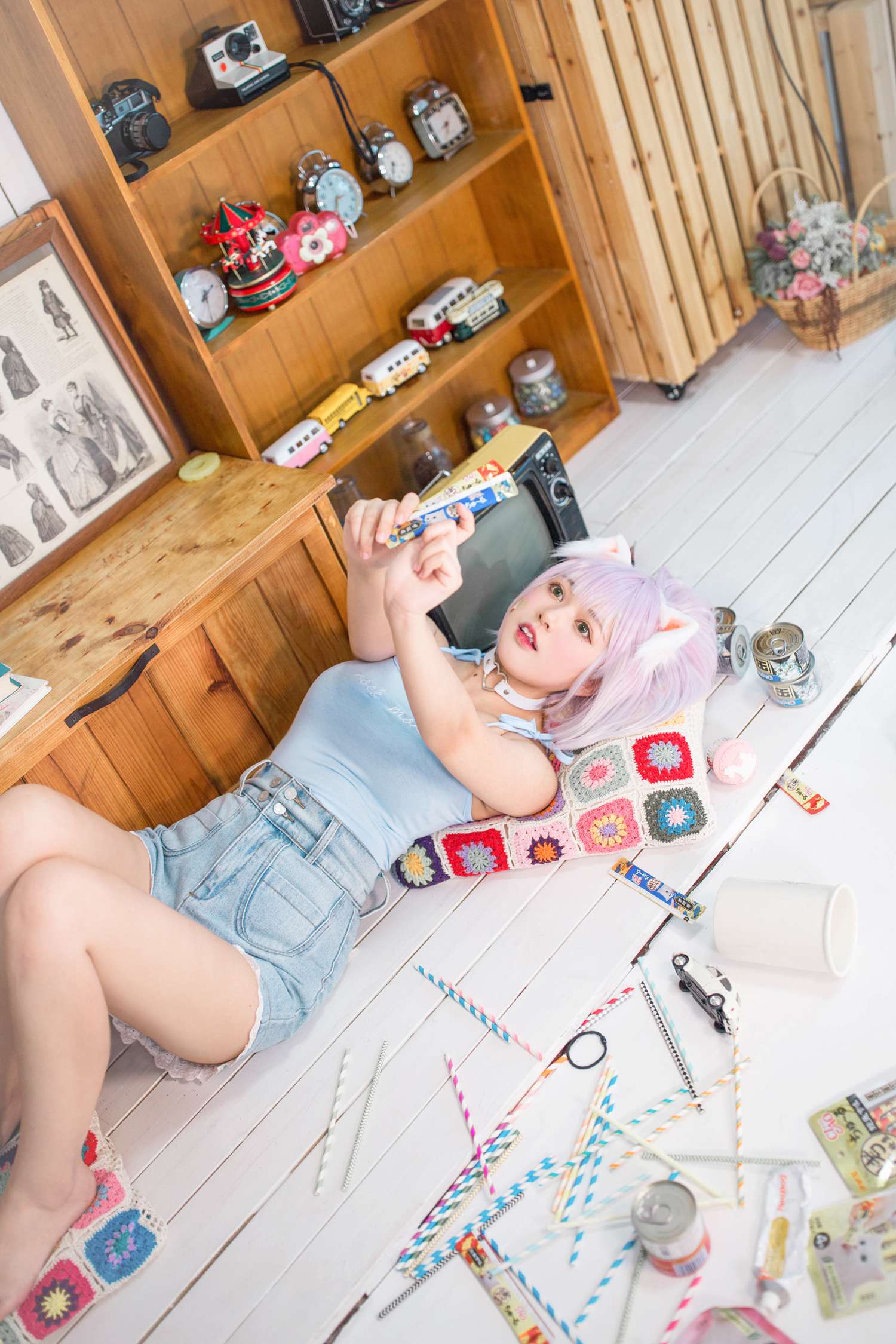 图片[24]-大眼萌妹 黑猫猫OvO – 养猫小课堂 [35P] – 速更版-美库