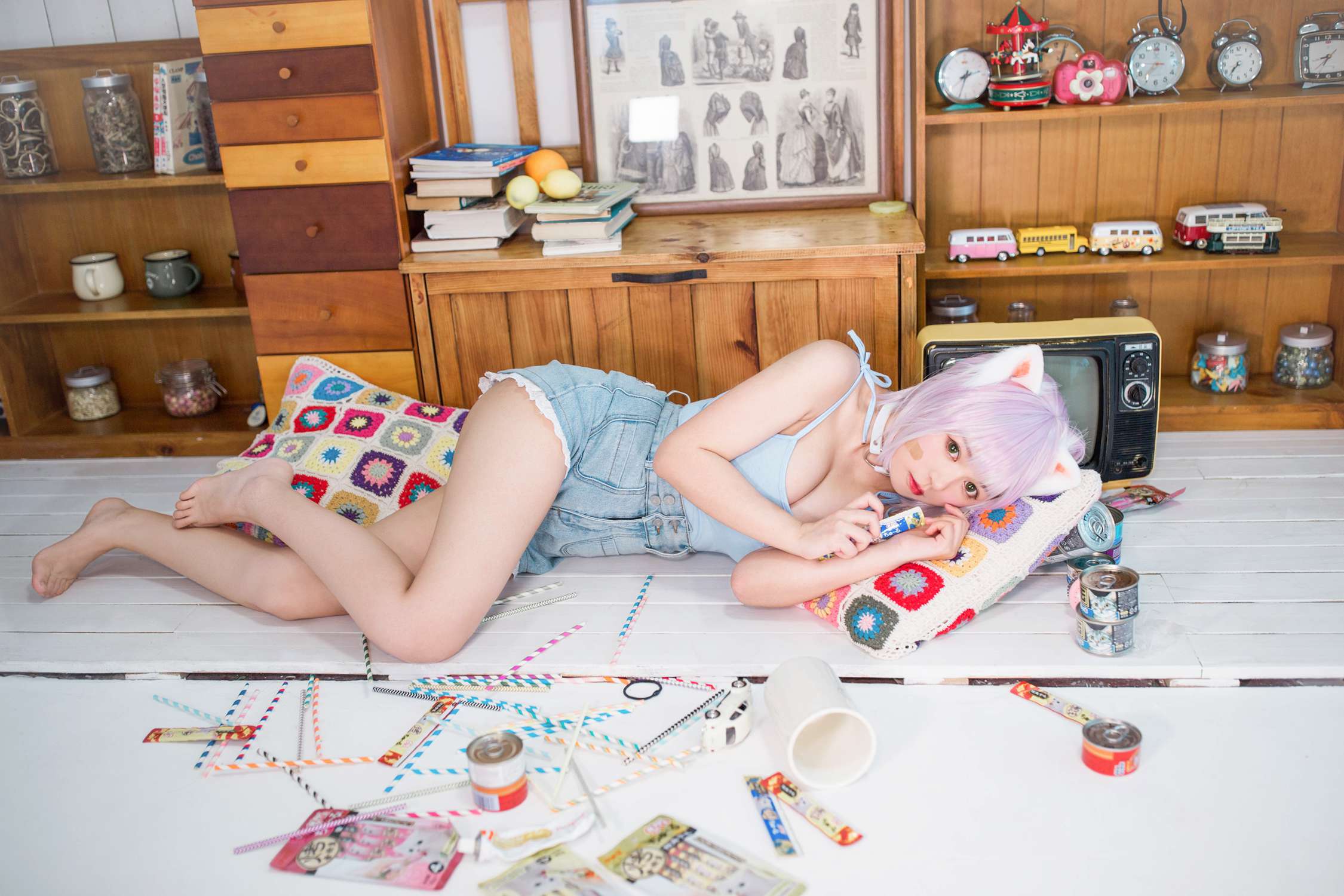 图片[26]-大眼萌妹 黑猫猫OvO – 养猫小课堂 [35P] – 速更版-美库