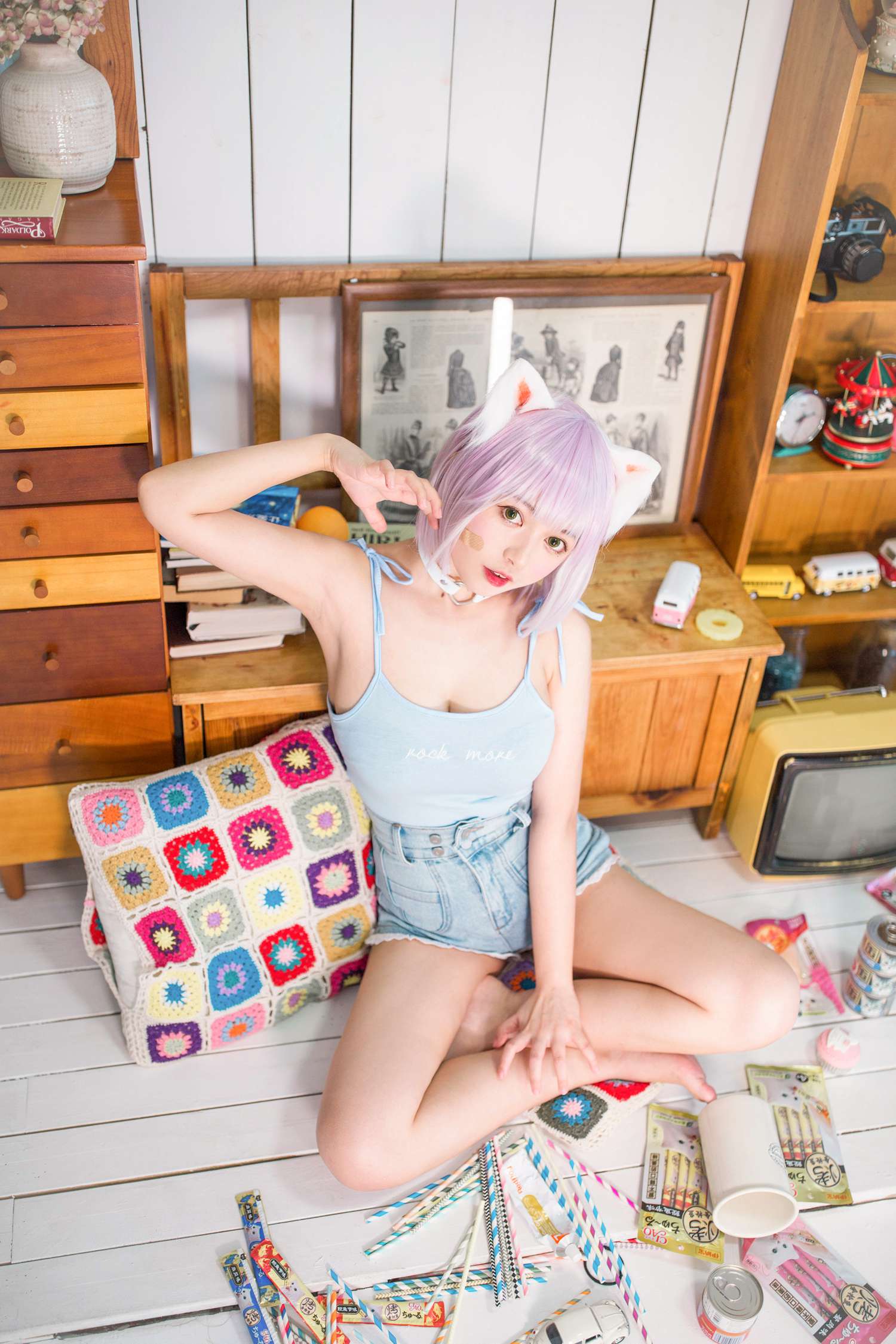 图片[29]-大眼萌妹 黑猫猫OvO – 养猫小课堂 [35P] – 速更版-美库