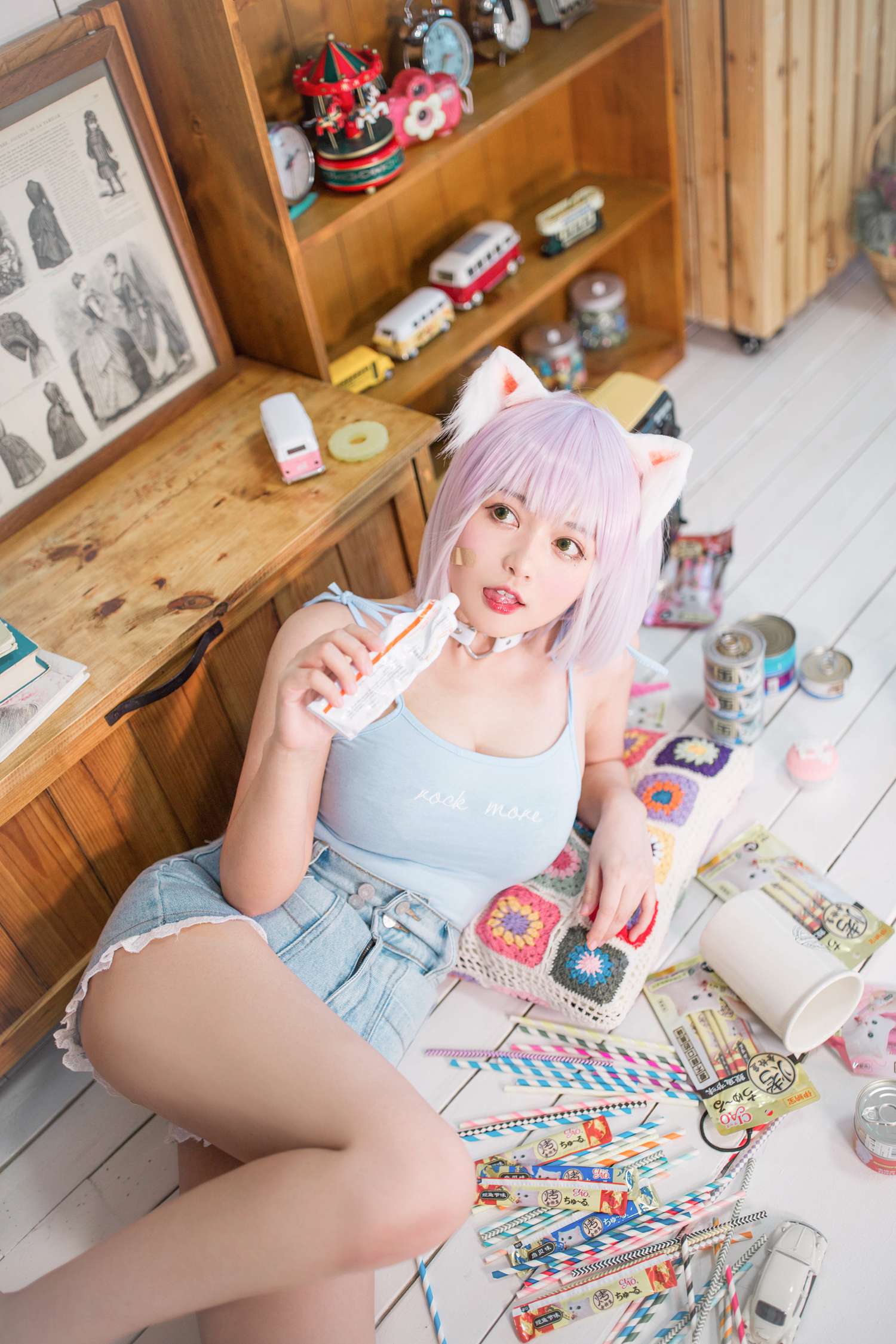 图片[31]-大眼萌妹 黑猫猫OvO – 养猫小课堂 [35P] – 速更版-美库