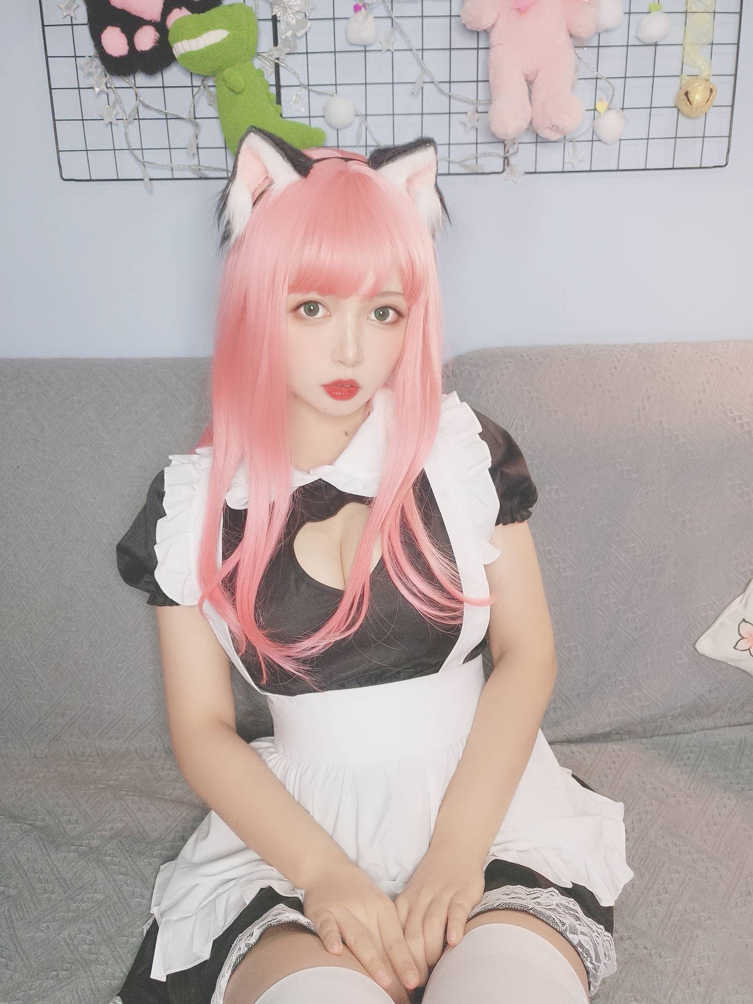 图片[11]-黑猫猫OvO – 猫女仆自拍[13P] – 速更版-美库