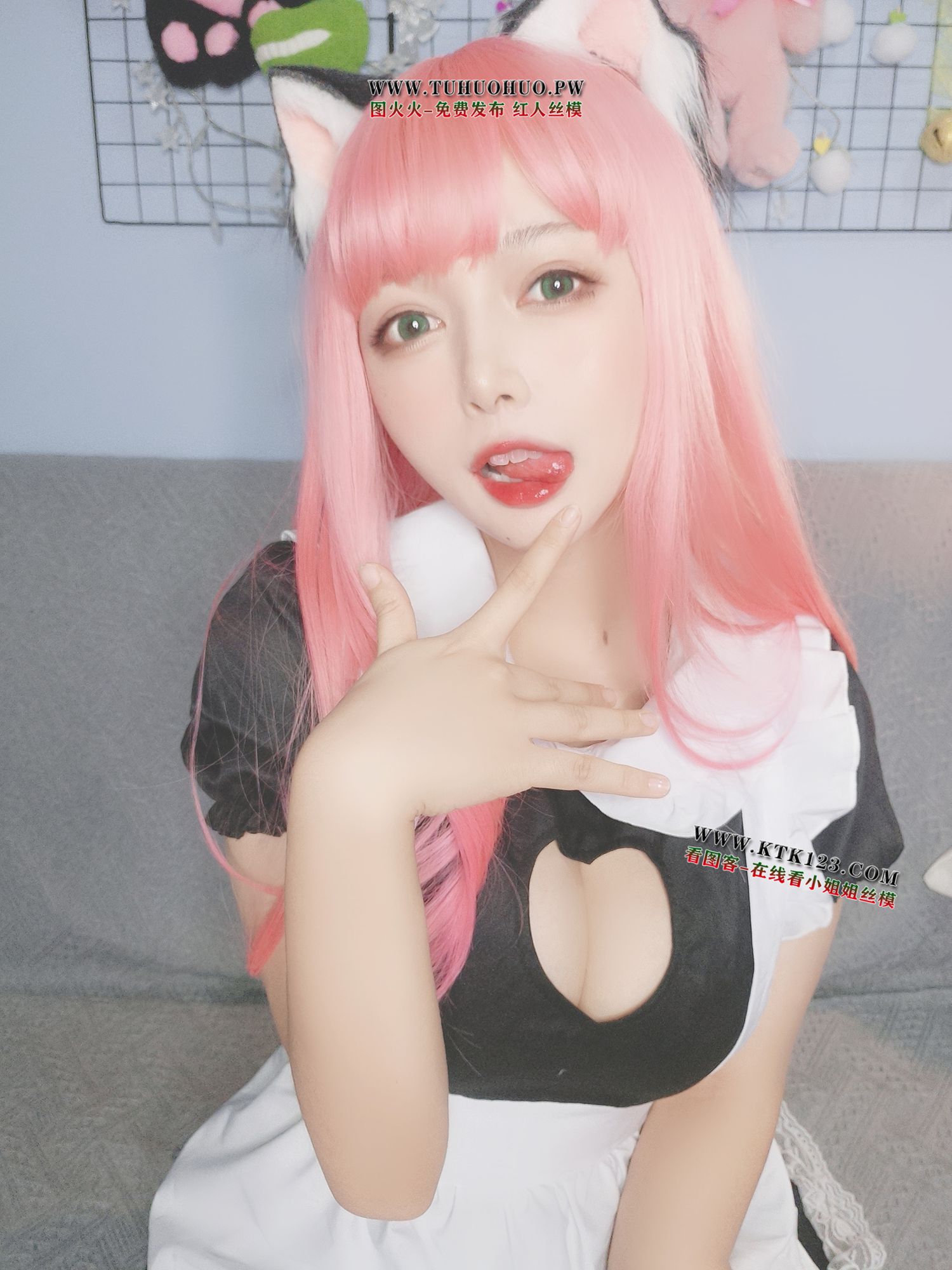 图片[15]-黑猫猫OvO – 猫女仆自拍[13P] – 速更版-美库