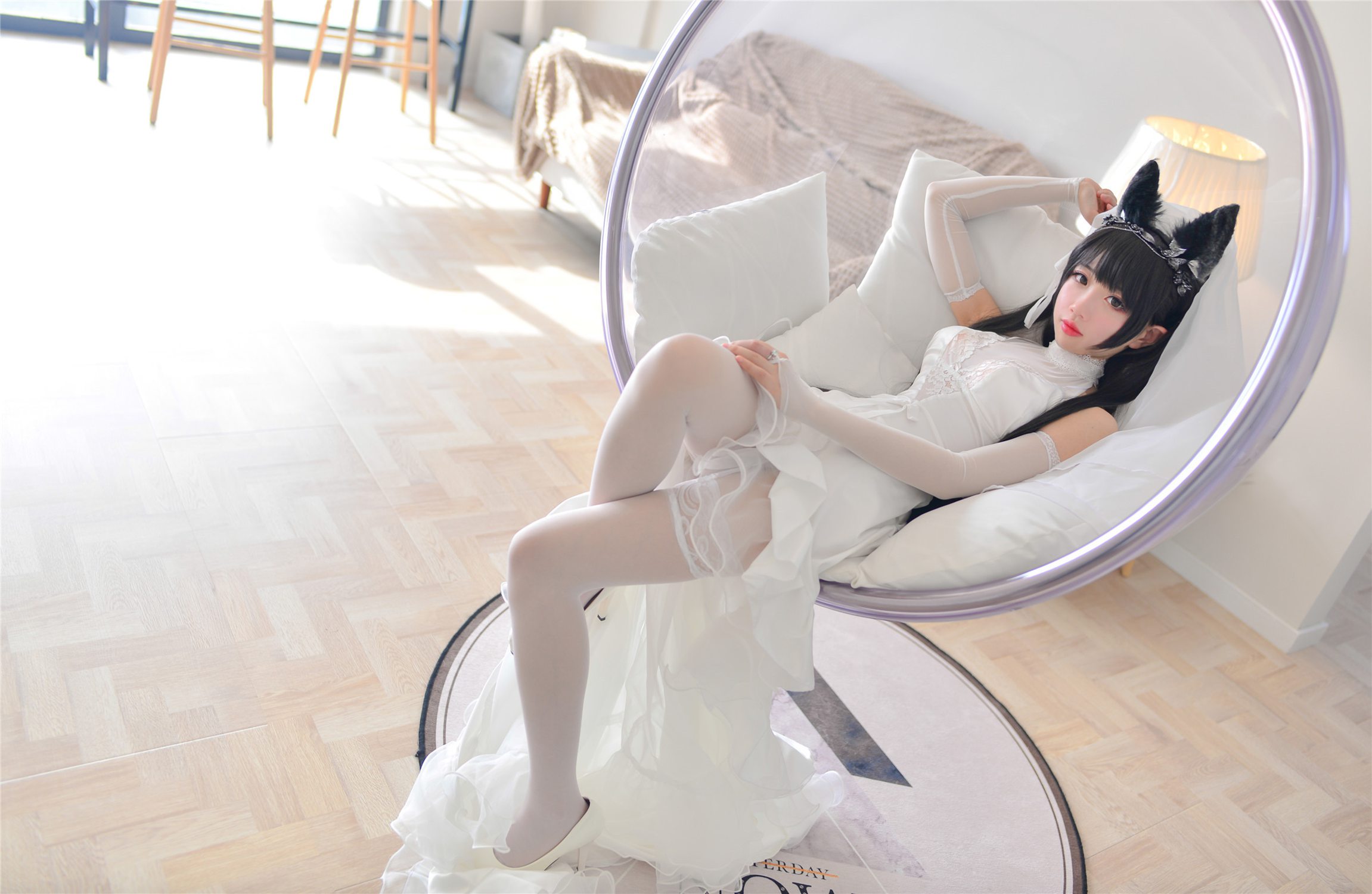 图片[22]-Cos小姐姐 雪琪- 爱宕高跟美_腿与婚纱 [38P] – 速更版-美库