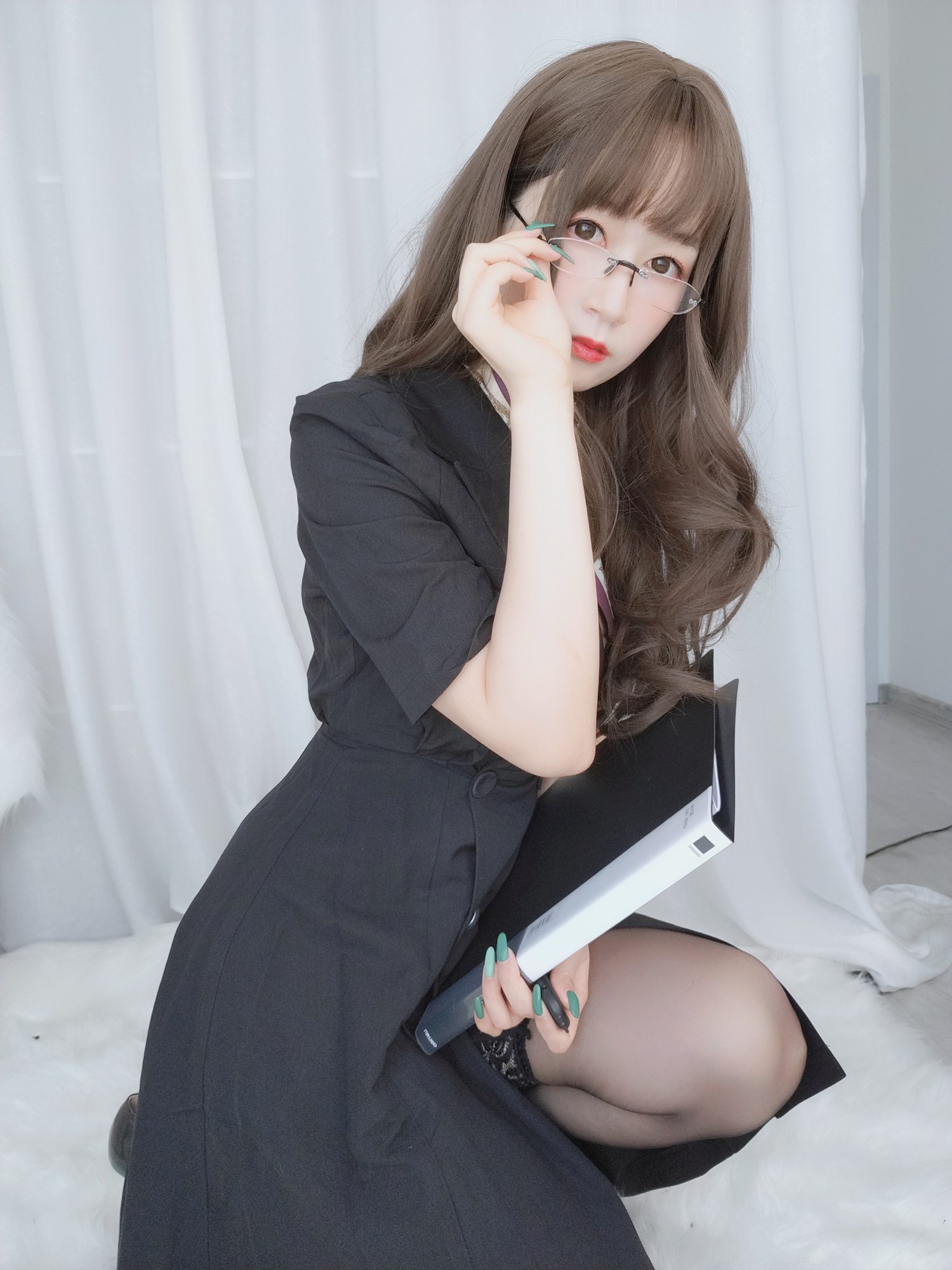 图片[33]-Coser小姐姐白银 – OL下的内衣 [124P] – 速更版-美库