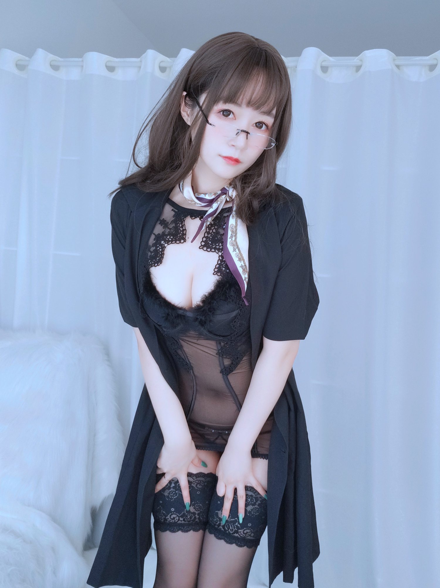 图片[100]-Coser小姐姐白银 – OL下的内衣 [124P] – 速更版-美库