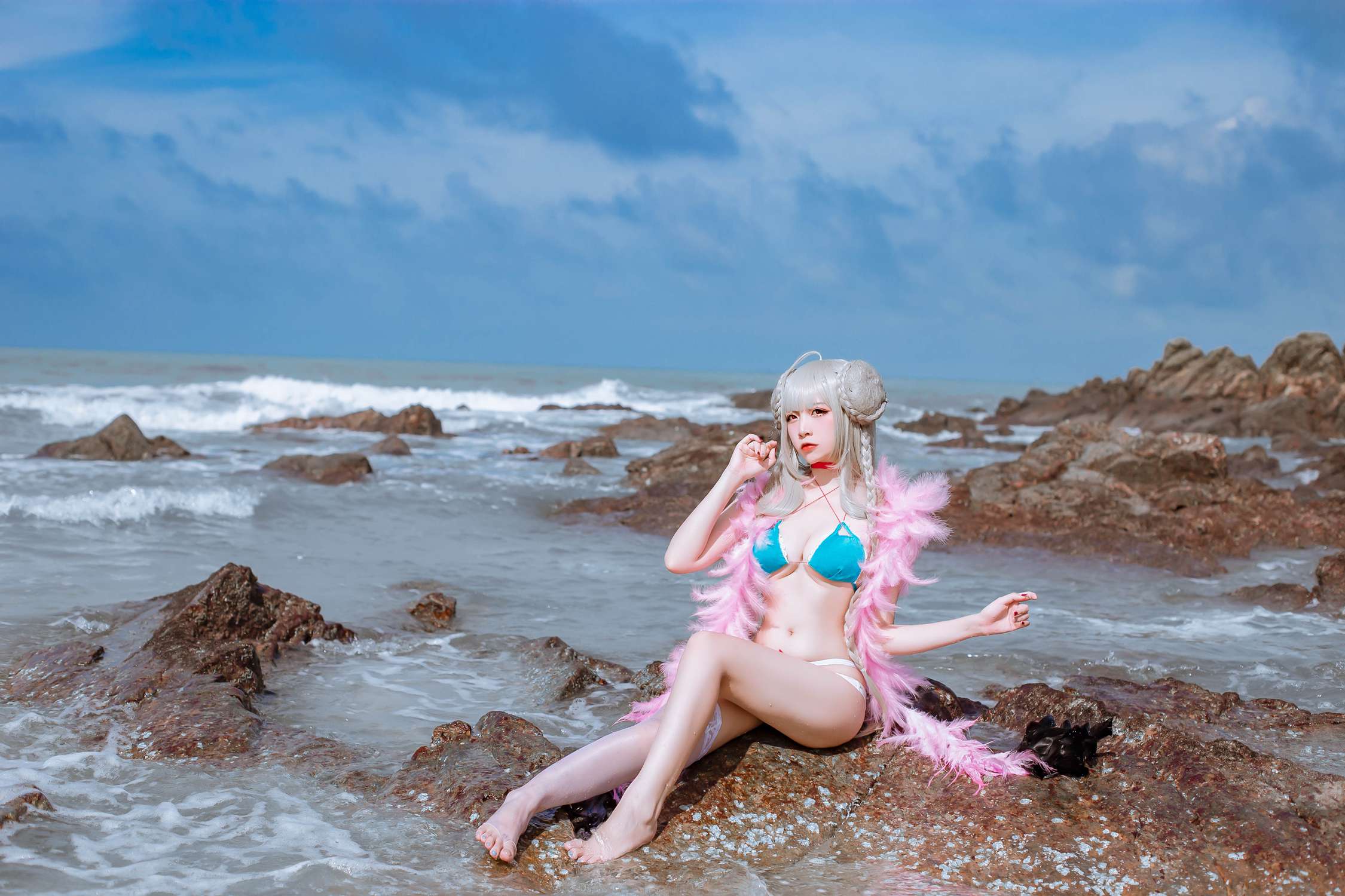 图片[12]-人气Coser二佐Nisa – 碧蓝可畏泳装 [27P] – 速更版-美库