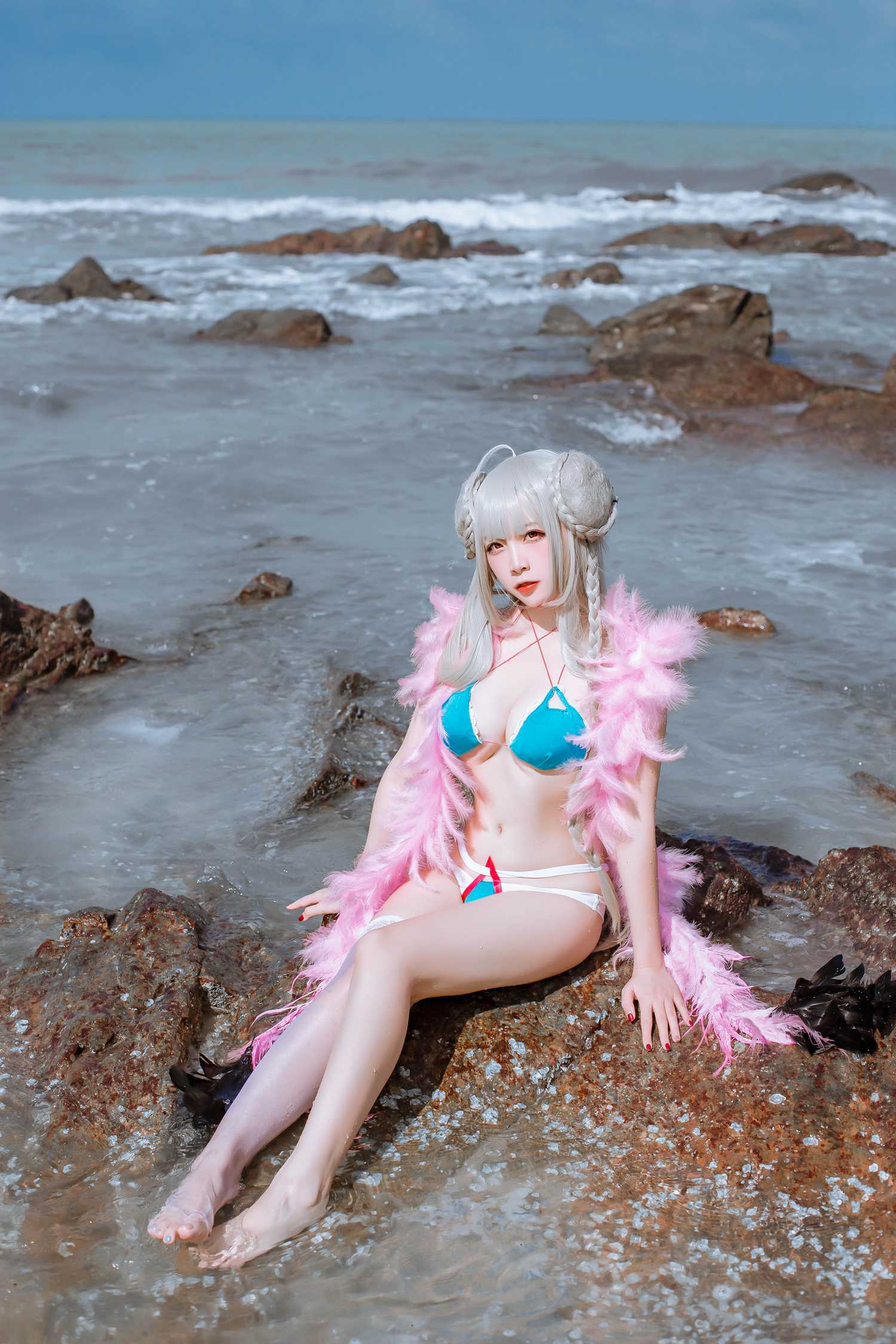 图片[14]-人气Coser二佐Nisa – 碧蓝可畏泳装 [27P] – 速更版-美库