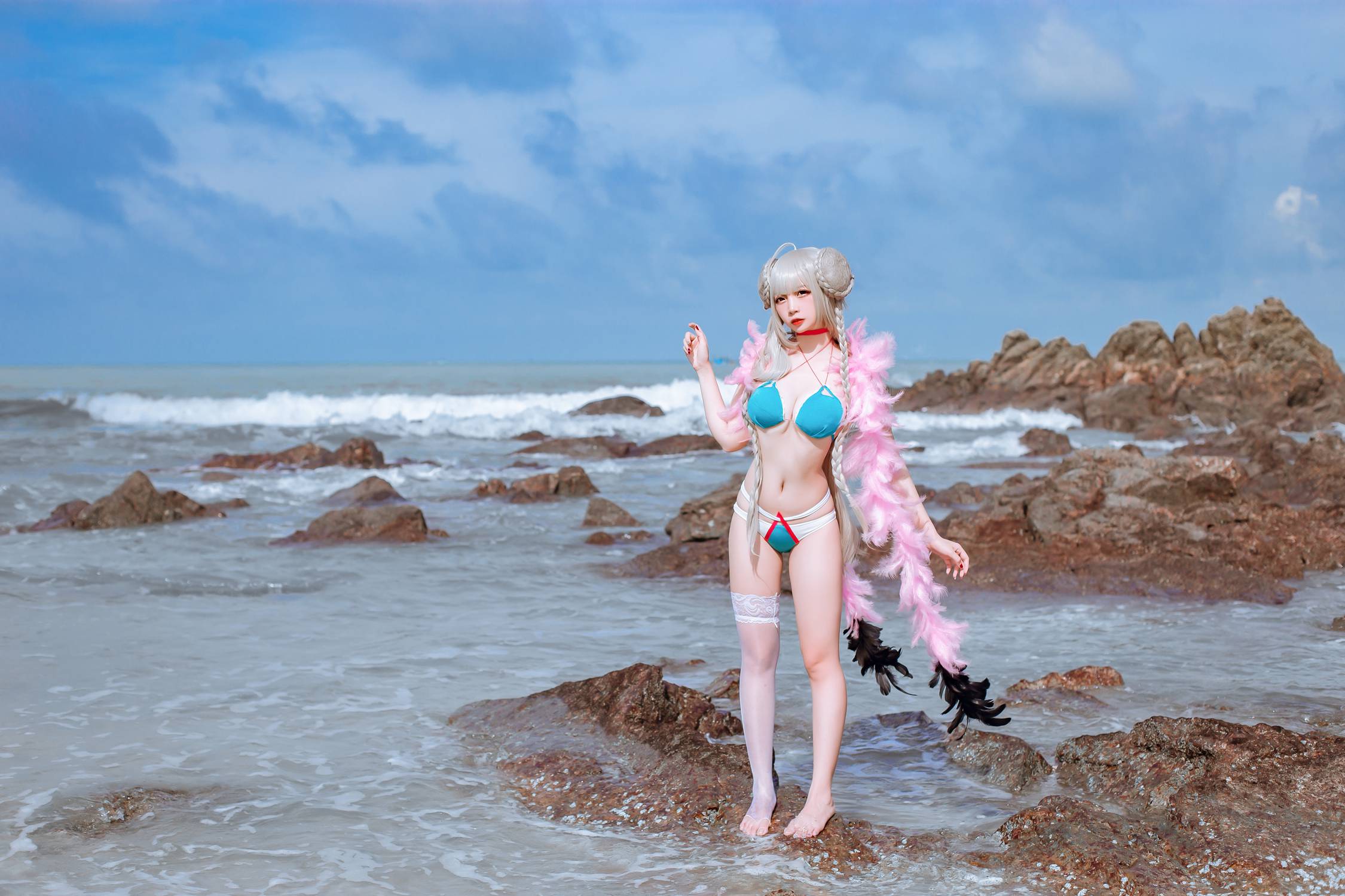 图片[27]-人气Coser二佐Nisa – 碧蓝可畏泳装 [27P] – 速更版-美库