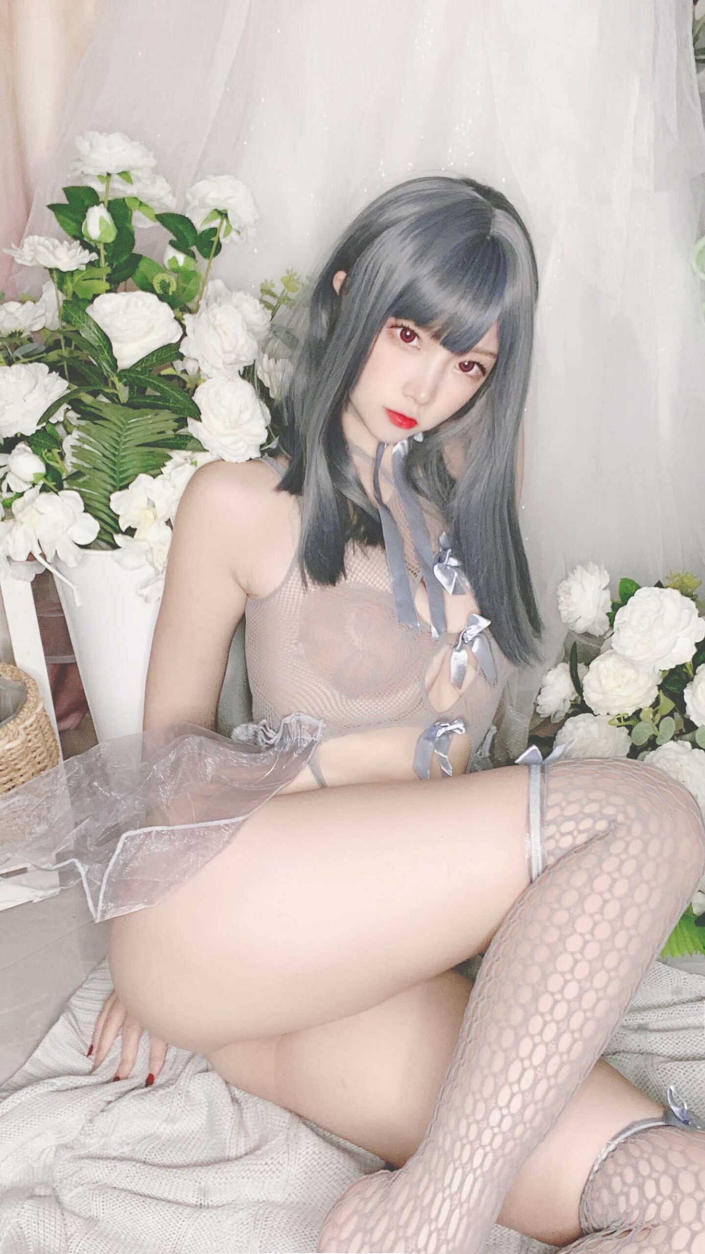 图片[32]-人气Coser二佐Nisa – 网状比基尼 [38P] – 速更版-美库