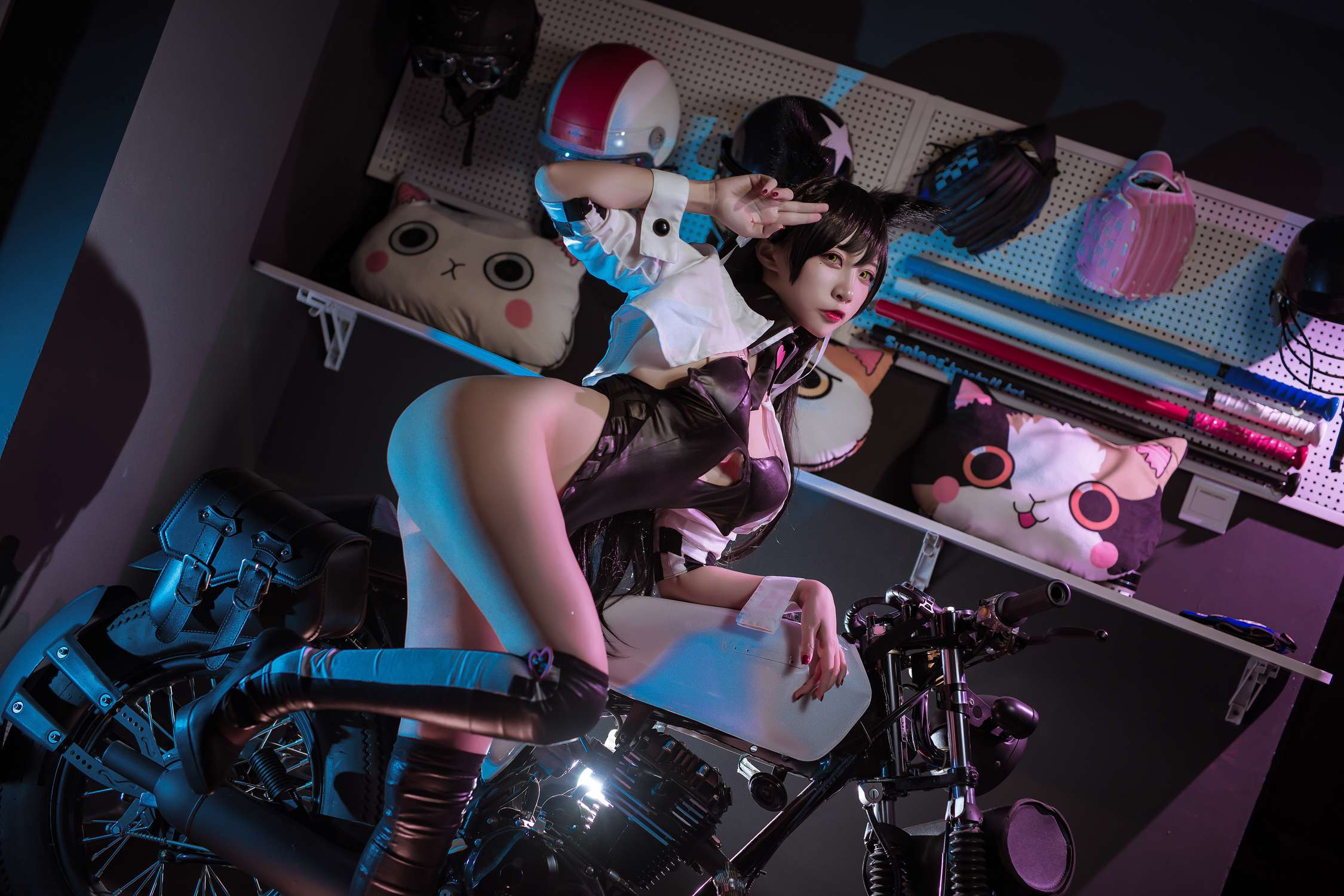 图片[17]-人气Coser二佐Nisa – 犬之眷之碧蓝爱宕 同人赛车 [22P] – 速更版-美库