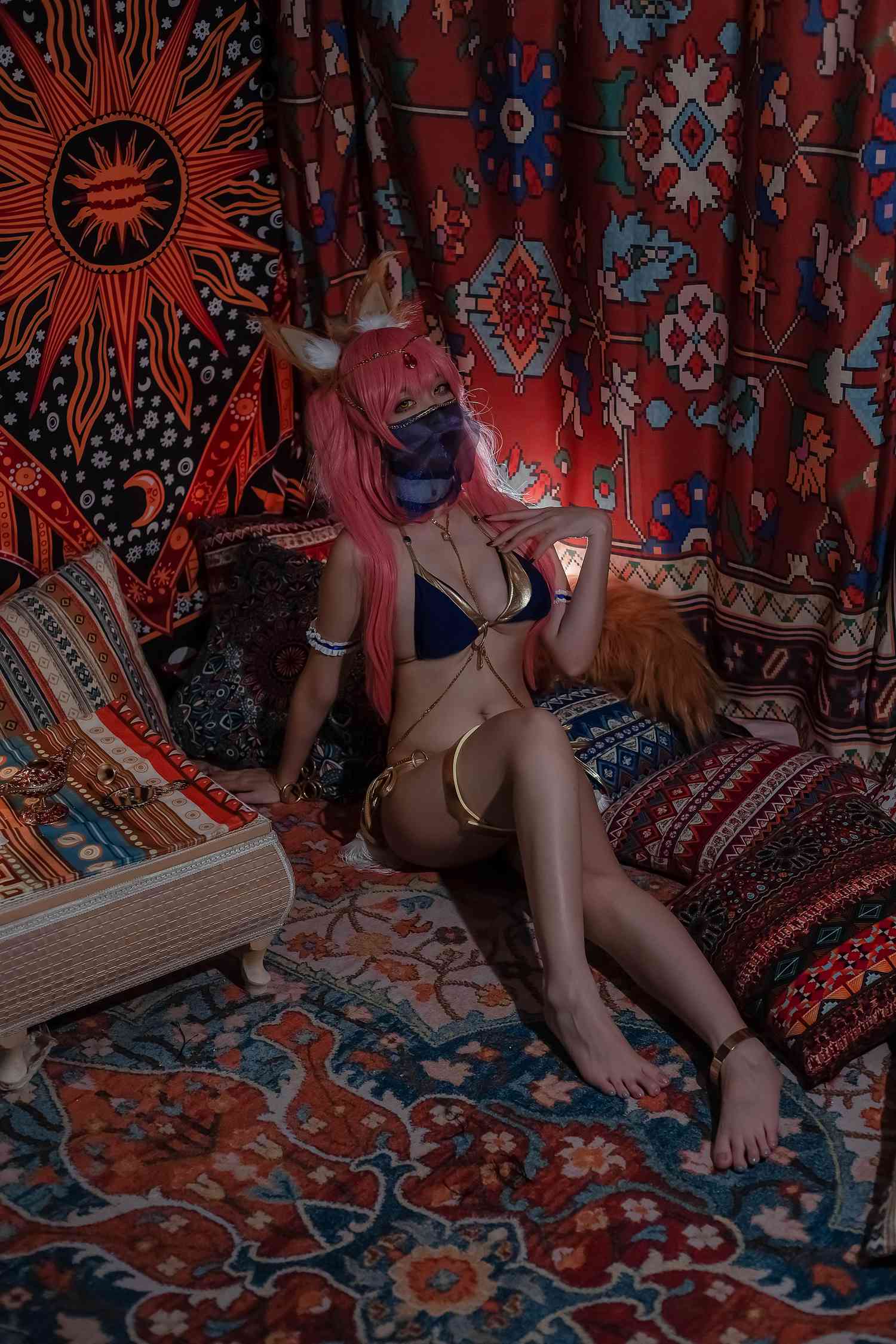 图片[10]-人气Coser二佐Nisa – 玉藻前舞娘 [22P] – 速更版-美库