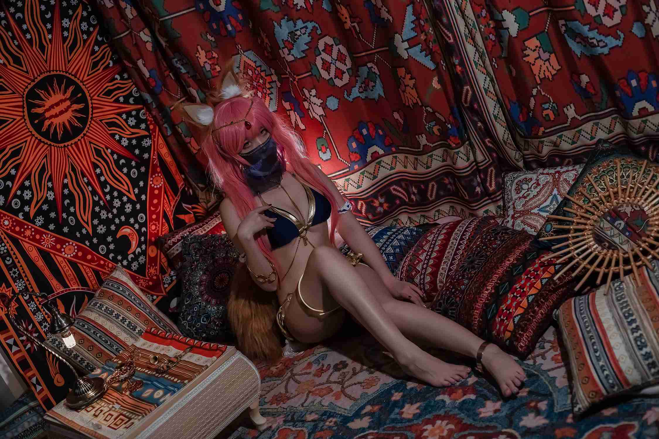 图片[11]-人气Coser二佐Nisa – 玉藻前舞娘 [22P] – 速更版-美库