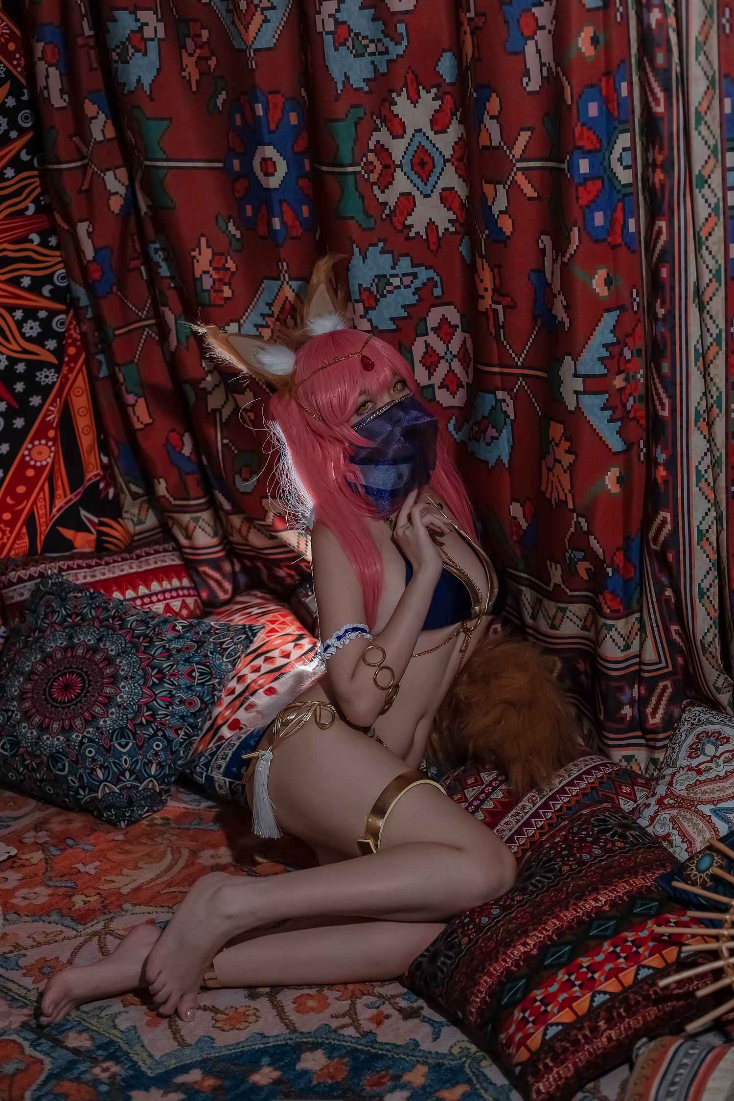 图片[13]-人气Coser二佐Nisa – 玉藻前舞娘 [22P] – 速更版-美库