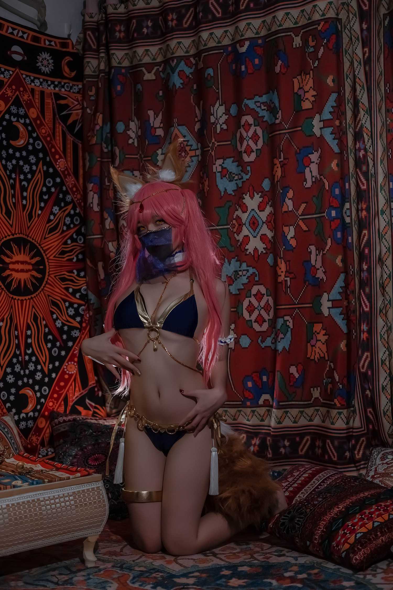 图片[14]-人气Coser二佐Nisa – 玉藻前舞娘 [22P] – 速更版-美库