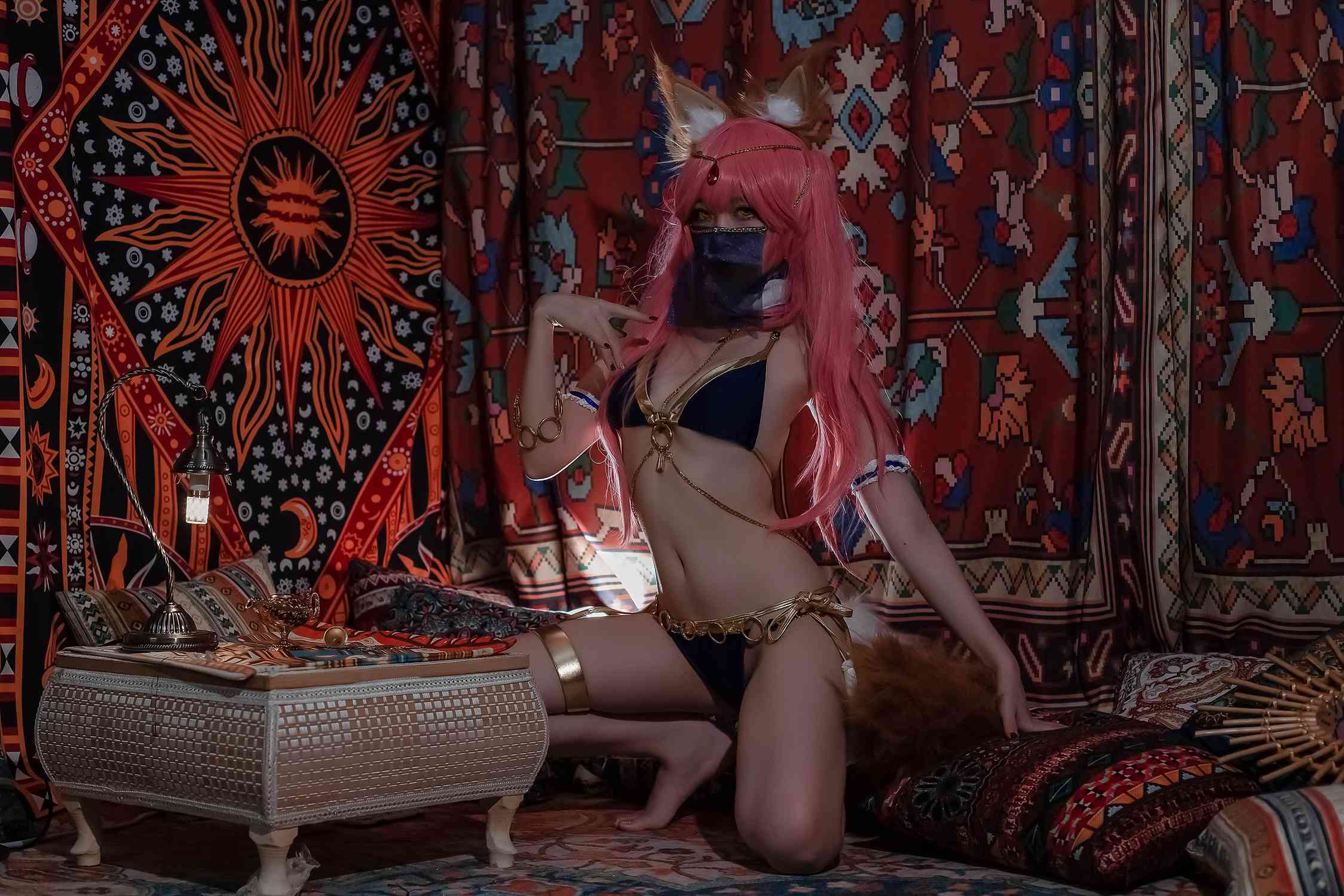 图片[18]-人气Coser二佐Nisa – 玉藻前舞娘 [22P] – 速更版-美库