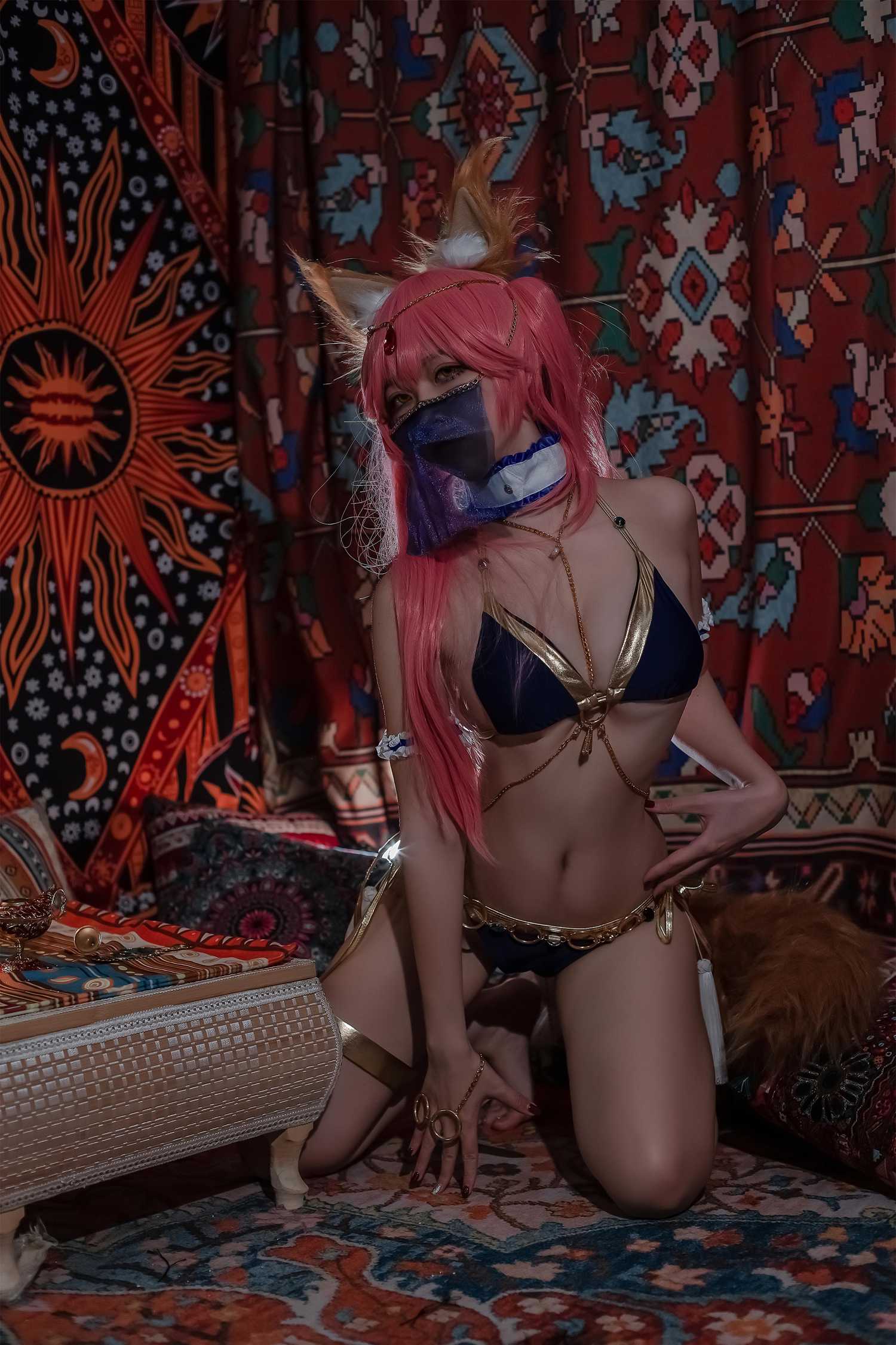 图片[20]-人气Coser二佐Nisa – 玉藻前舞娘 [22P] – 速更版-美库