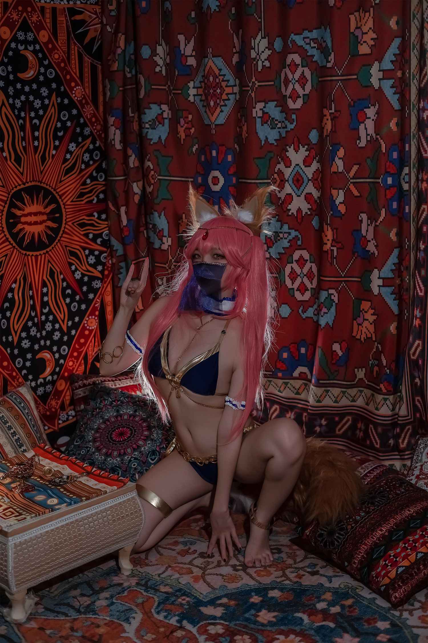 图片[21]-人气Coser二佐Nisa – 玉藻前舞娘 [22P] – 速更版-美库