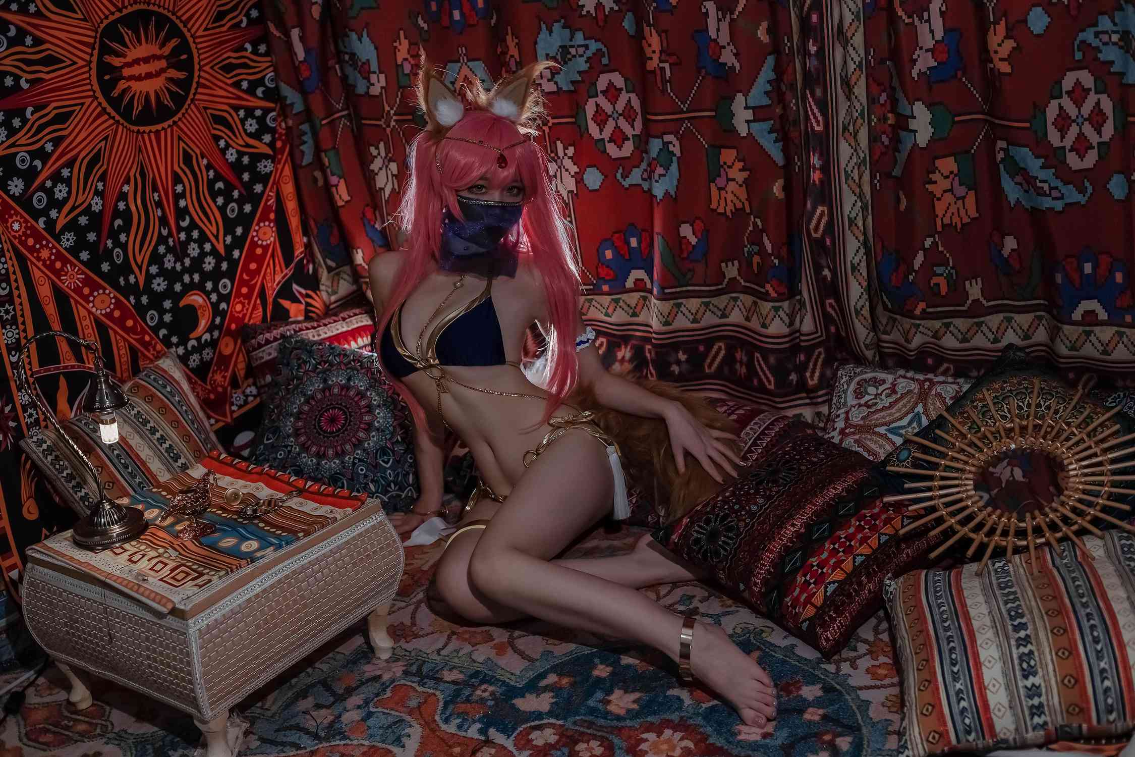 图片[23]-人气Coser二佐Nisa – 玉藻前舞娘 [22P] – 速更版-美库