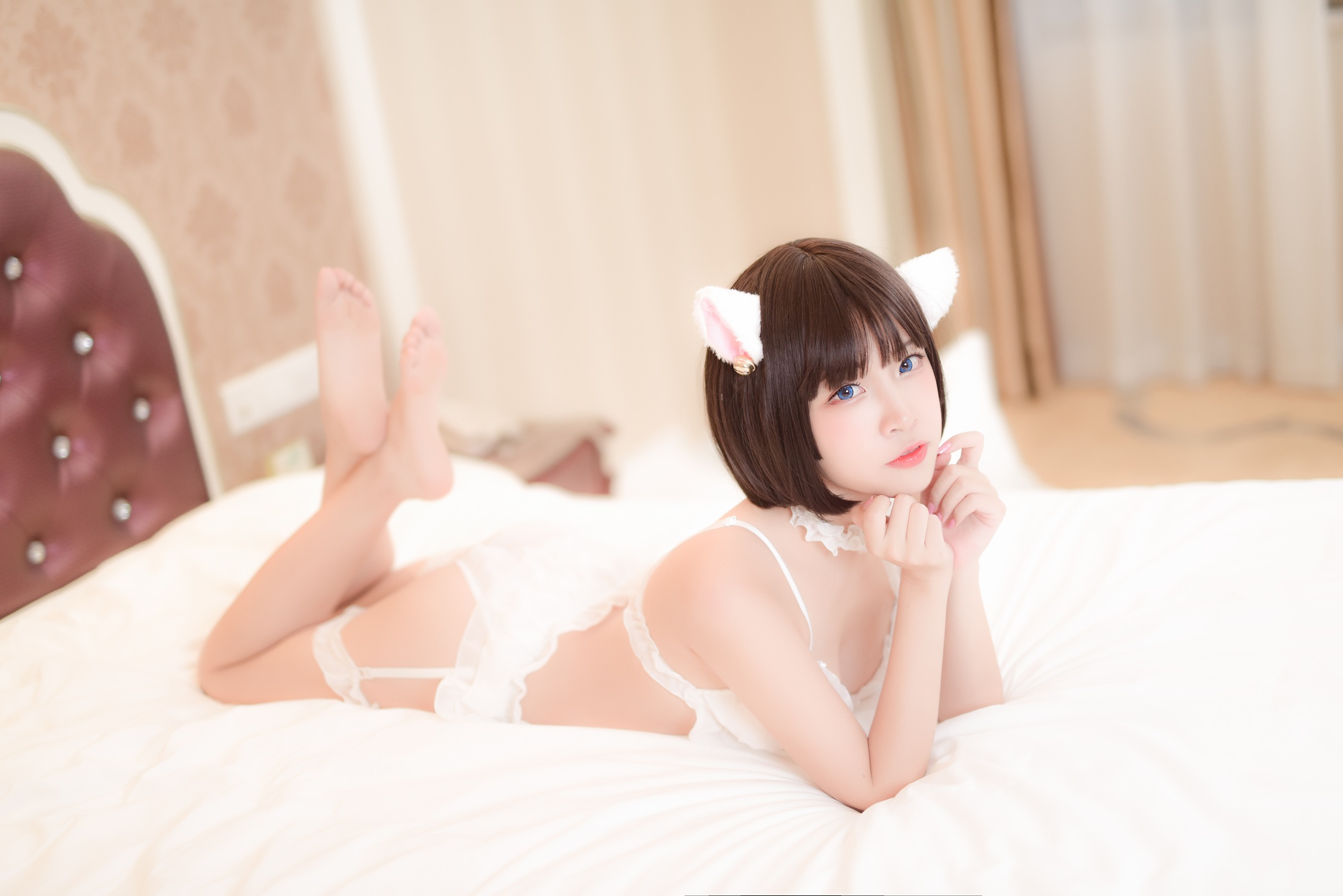 图片[15]-人气Coser二佐Nisa – 雪纺睡衣 [18P] – 速更版-美库