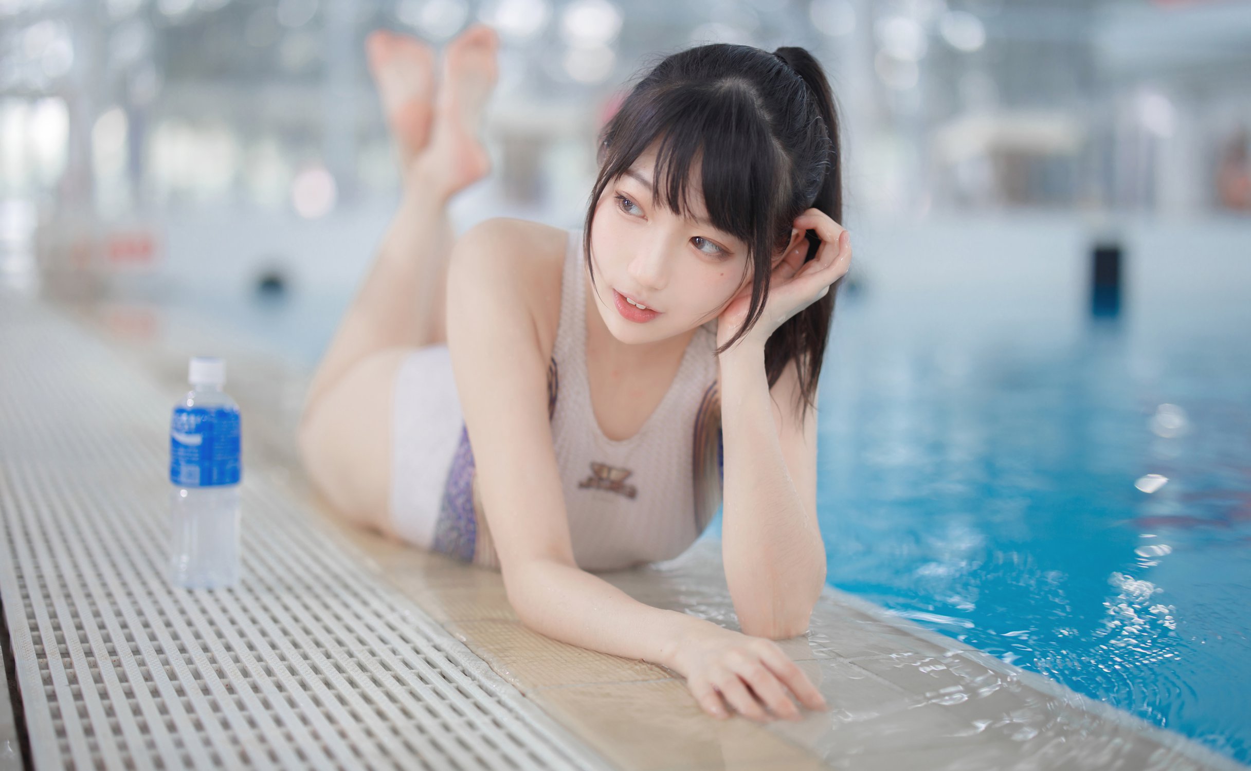 图片[19]-周叽是可爱兔兔 – 竞泳[33P] – 速更版-美库