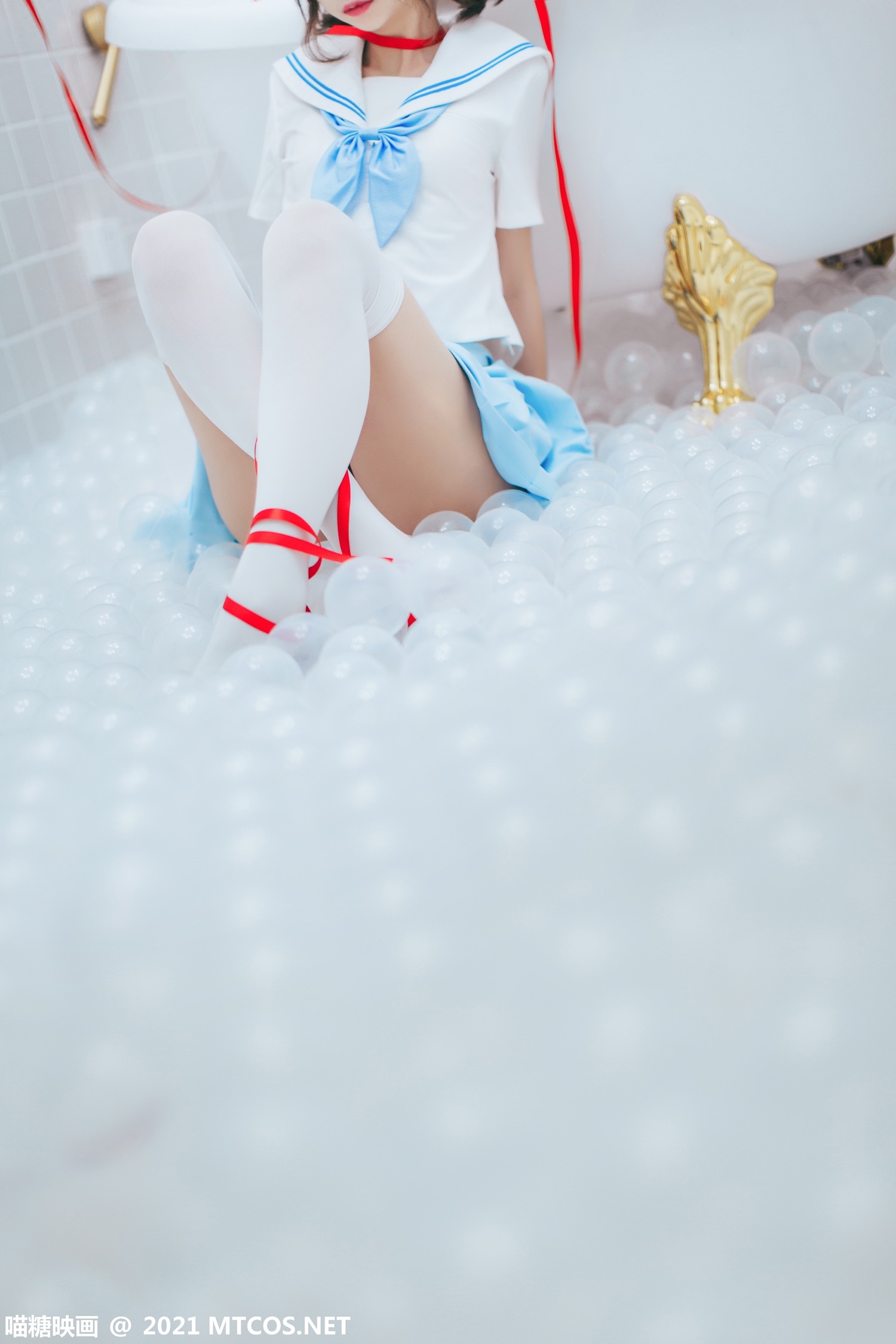 图片[16]-[喵糖映画]VOL.364 浴室JK[21P] – 速更版-美库