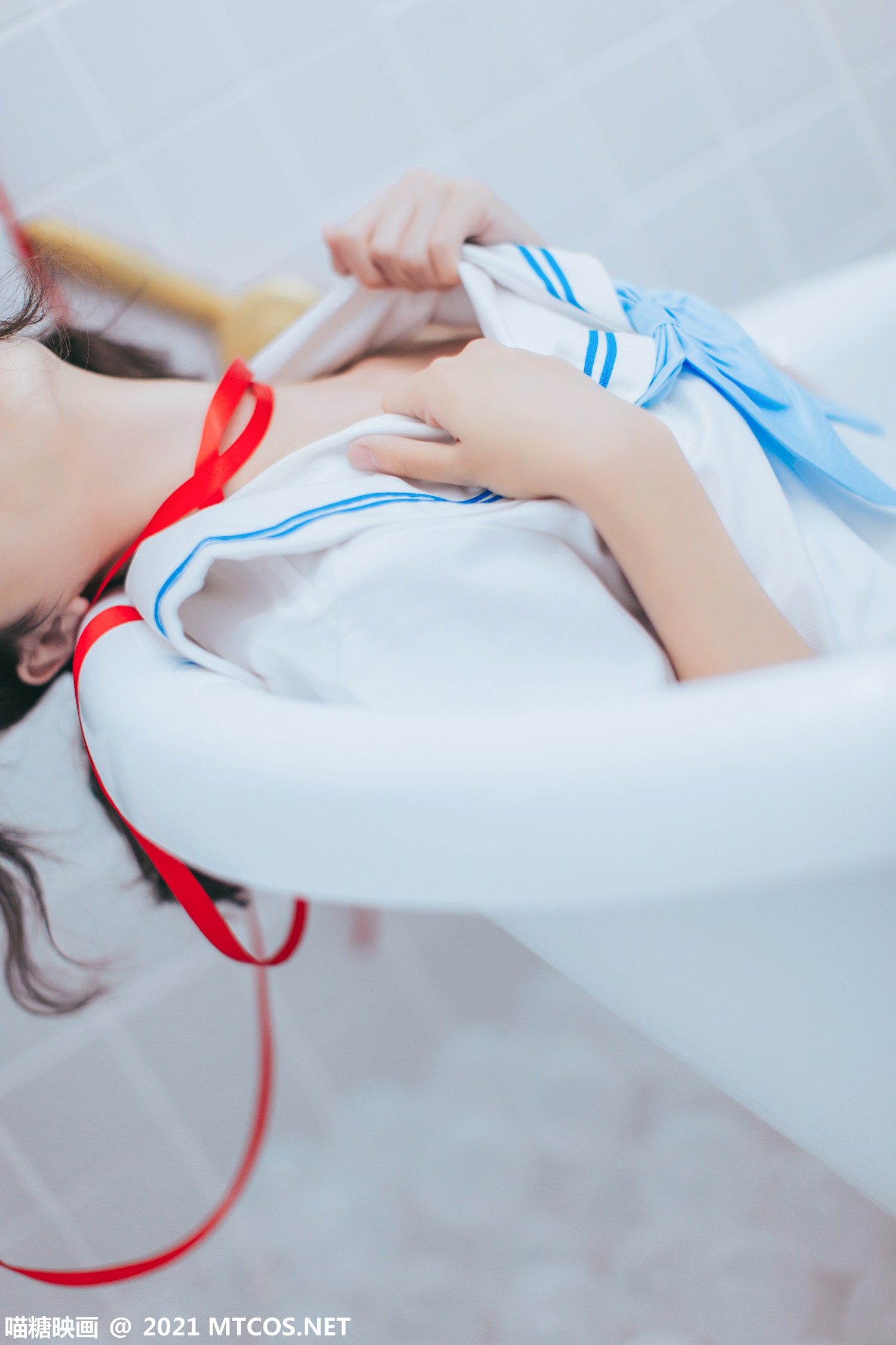 图片[20]-[喵糖映画]VOL.364 浴室JK[21P] – 速更版-美库