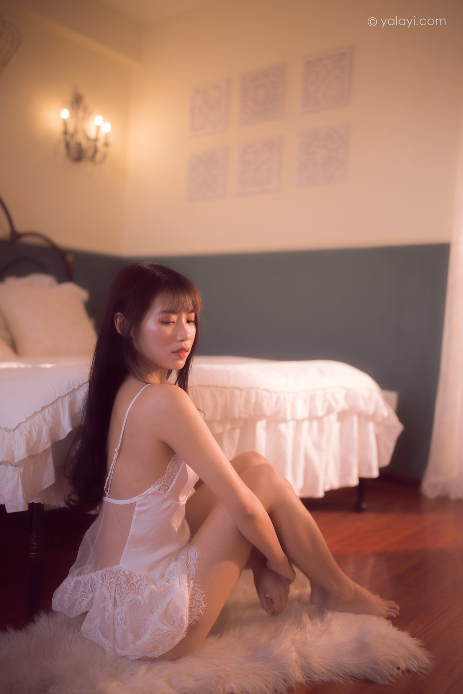 图片[25]-[YALAYI雅拉伊]2021.03.03 NO.769 拥抱着你送的花 京京[47+1P] – 速更版-美库