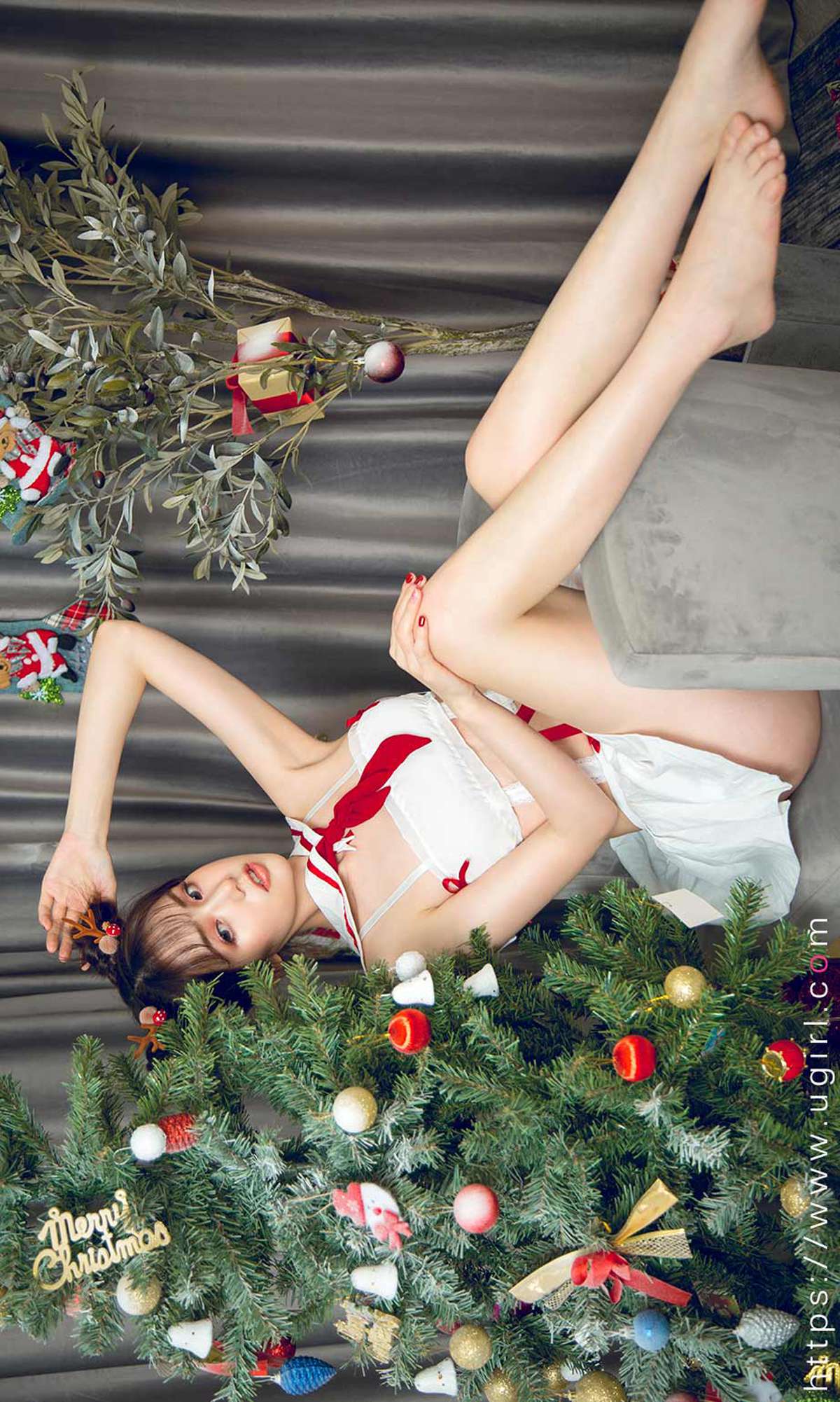 图片[10]-[Ugirls爱尤物] 2019.12.24 No.1679 唐小糖 制服少女圣诞秀 [35P] – 速更版-美库