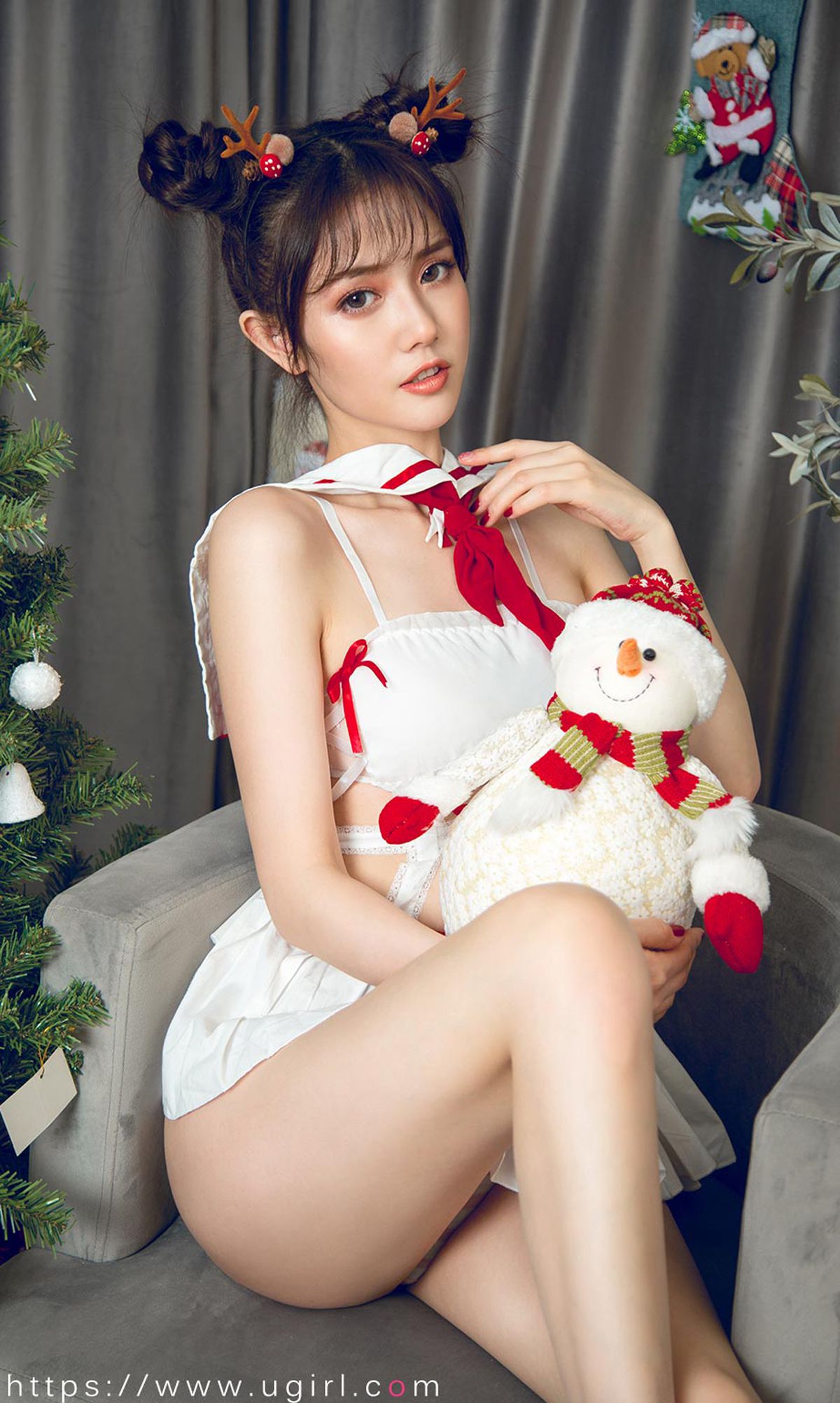 图片[19]-[Ugirls爱尤物] 2019.12.24 No.1679 唐小糖 制服少女圣诞秀 [35P] – 速更版-美库