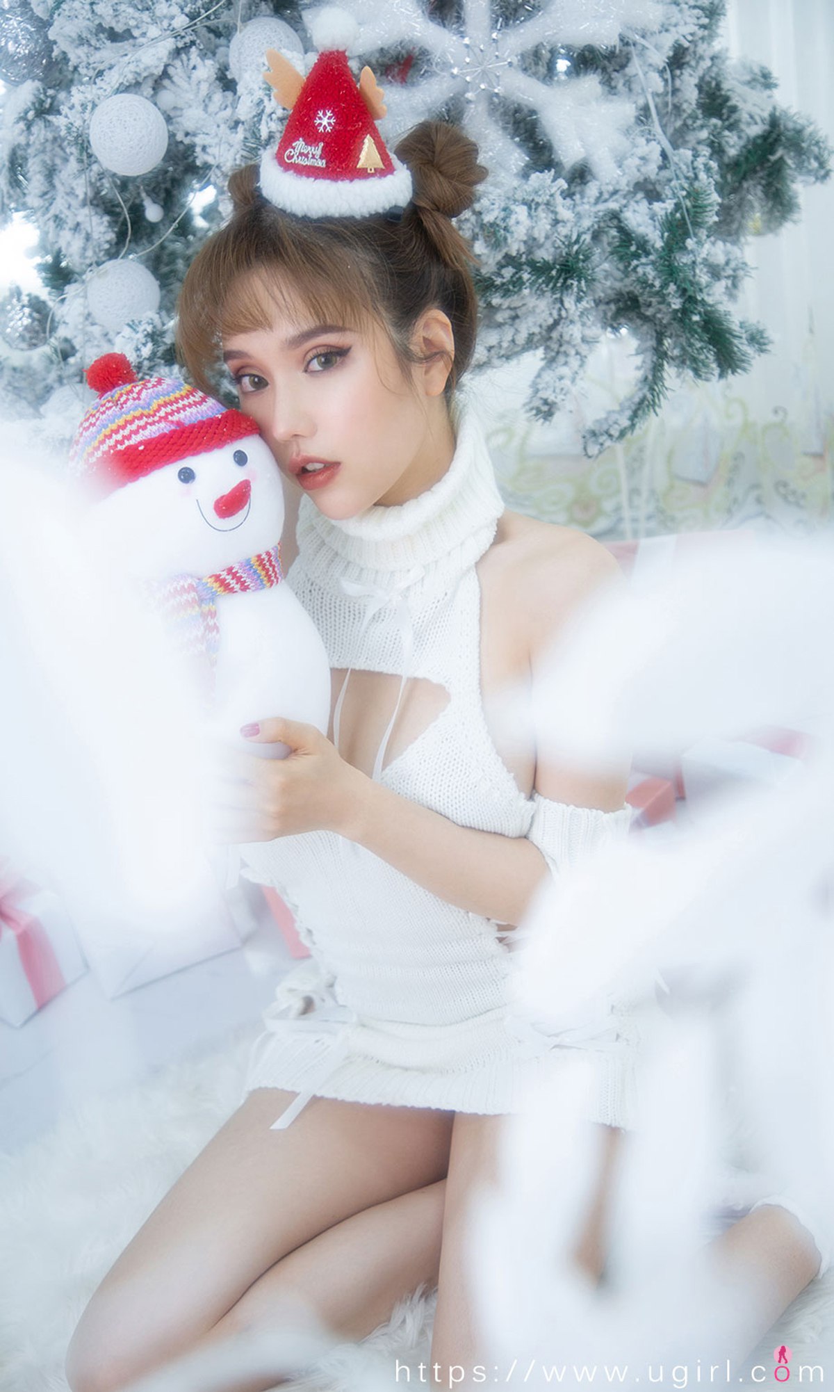 图片[17]-[爱尤物]2020 NO.1987 妮小妖 双色圣诞[35P] – 速更版-美库