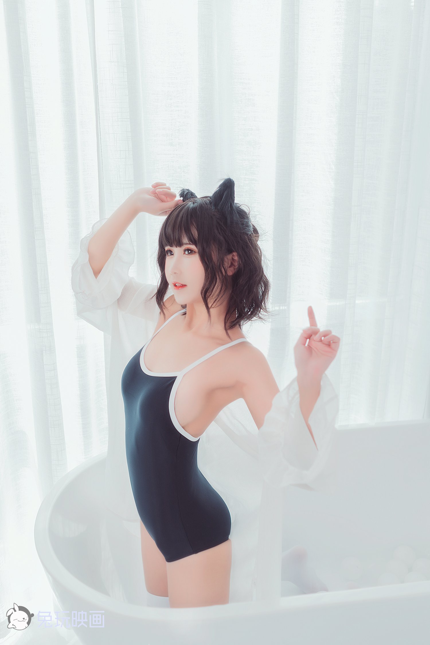 图片[43]-三度_69-白丝喵 – 速更版-美库